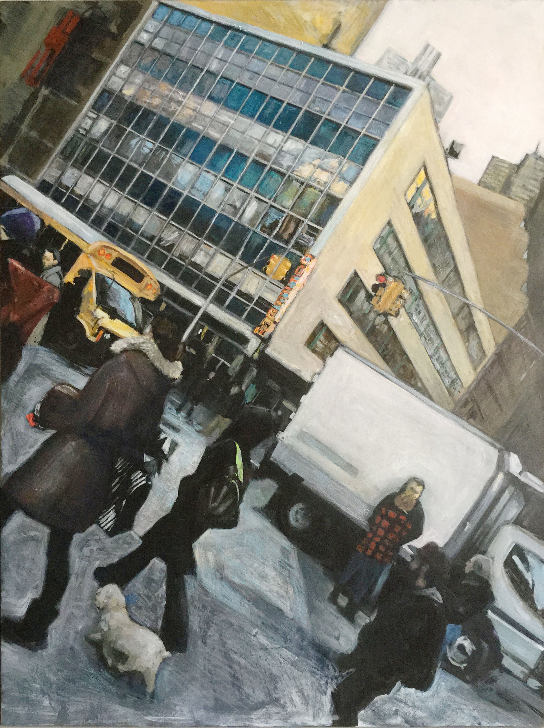 "Union Square" Acrylic on canvas 2016
