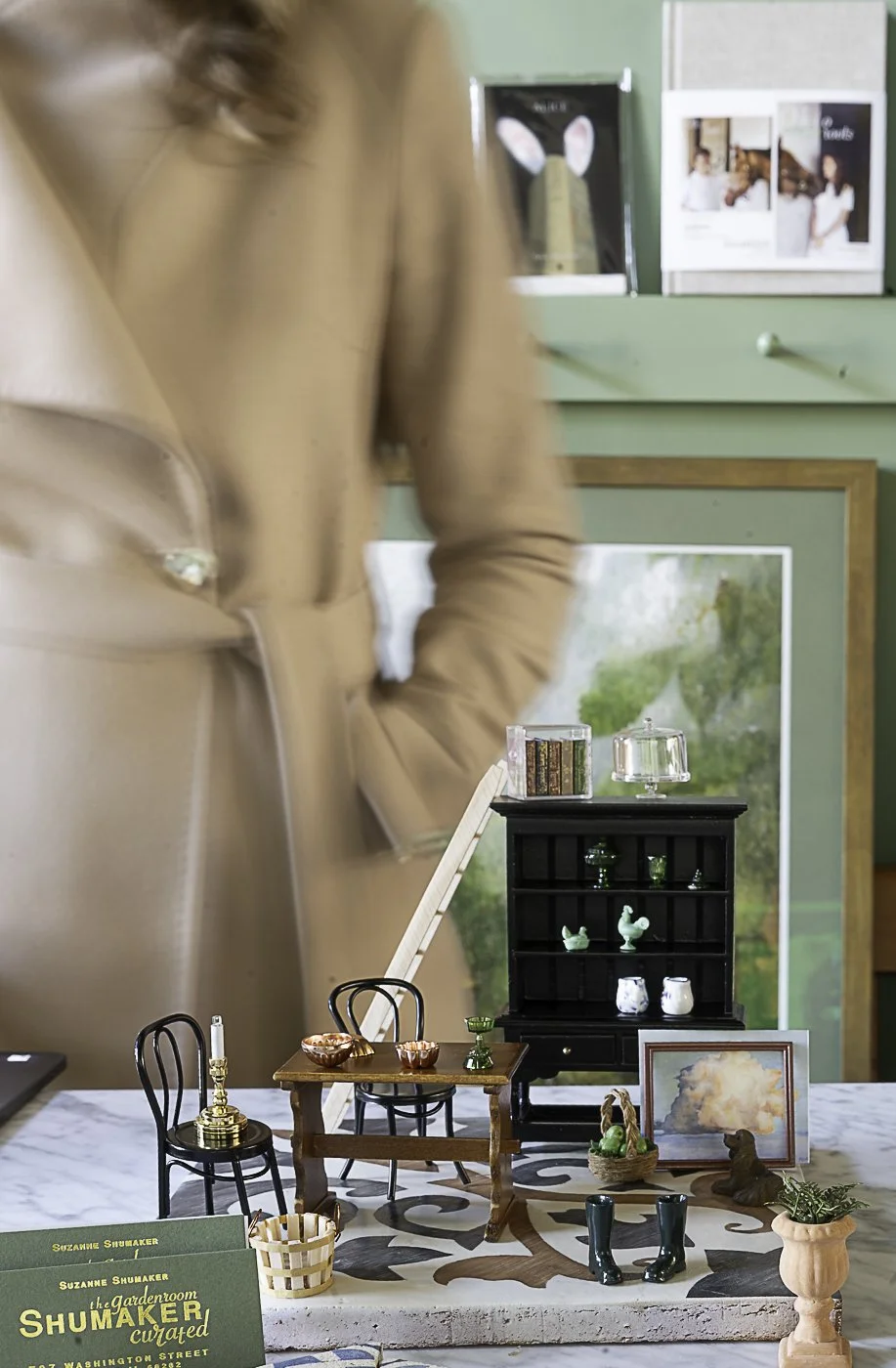 Miniatures in "the garden room"