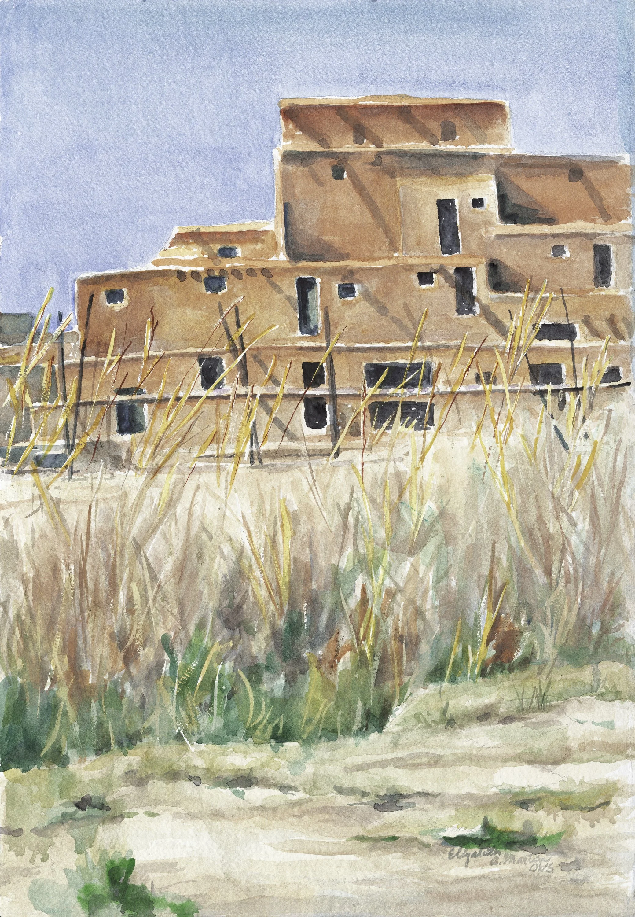 New Mexico, Adobe Architecture -  Elizabeth Martin