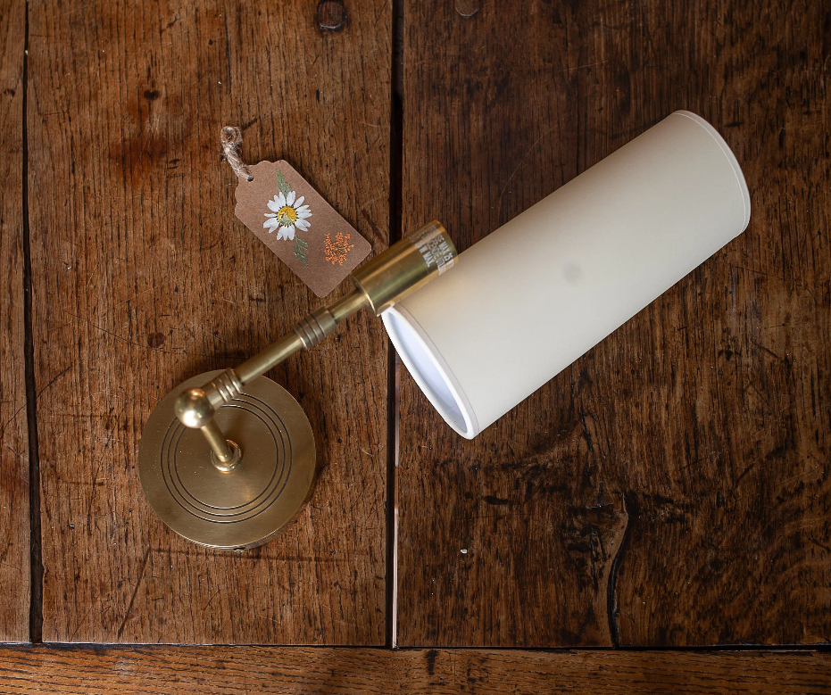Sconce (fabric shade)