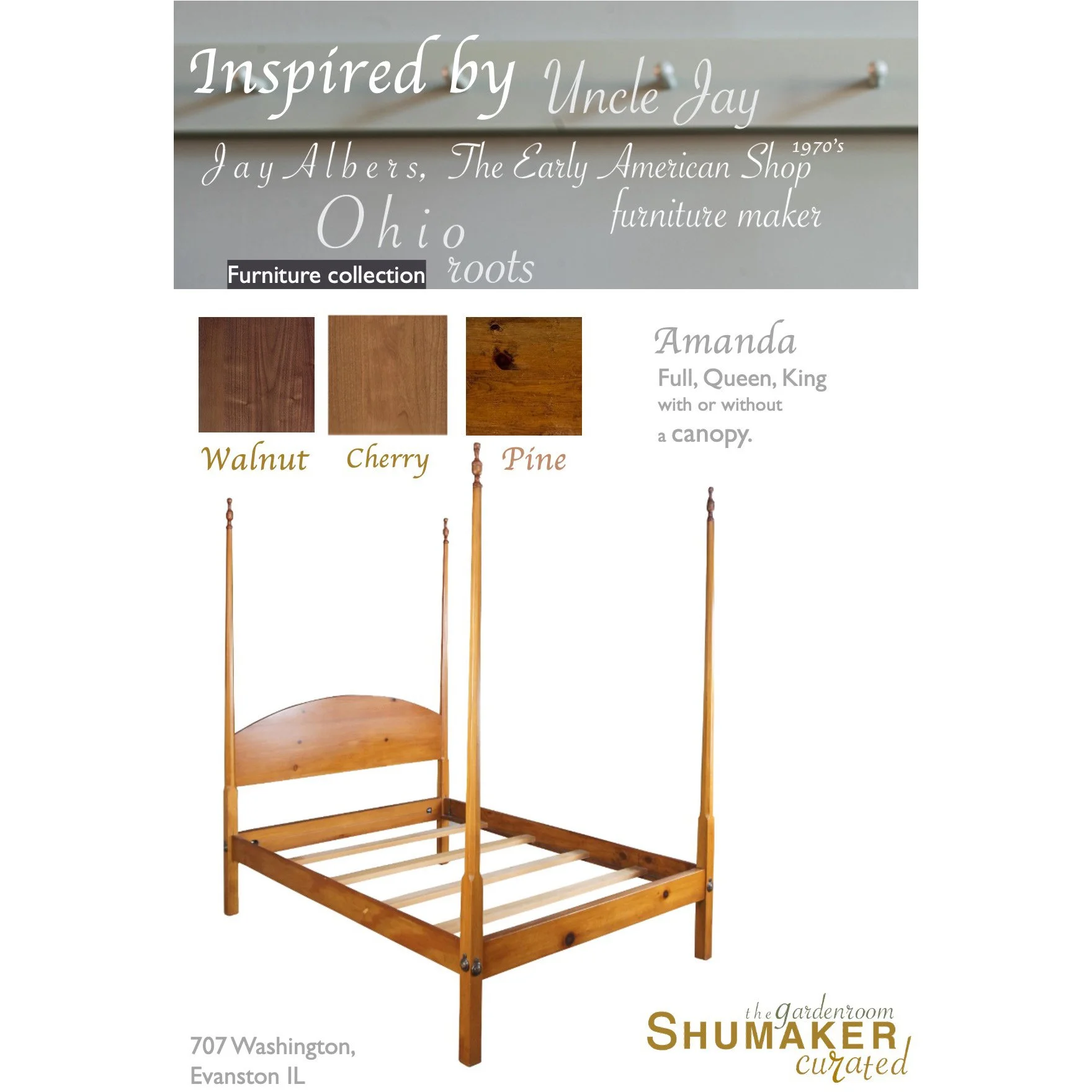 The Amanda Four Post Bed