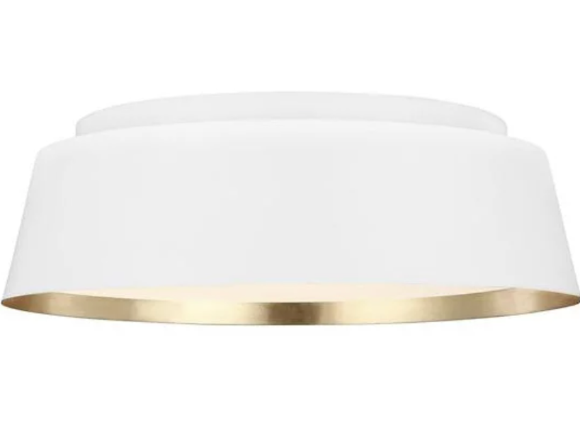 Flushmount ceiling light- white