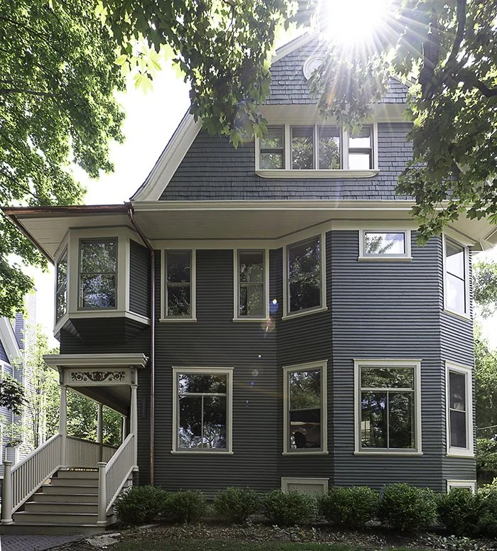 Queen Anne - Circa 1880,  (Gambrel Roof & Cross Gable)