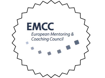 Logo de l'EMCC, Conseil européen de supervision et de coaching.