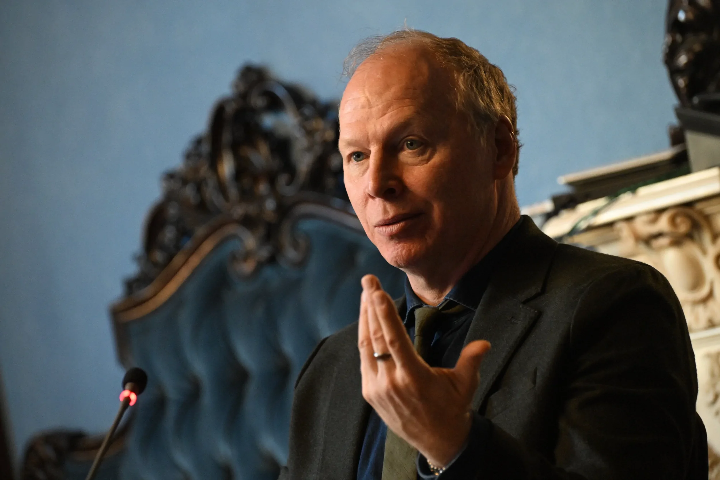 Thomas Doherty at speaking event