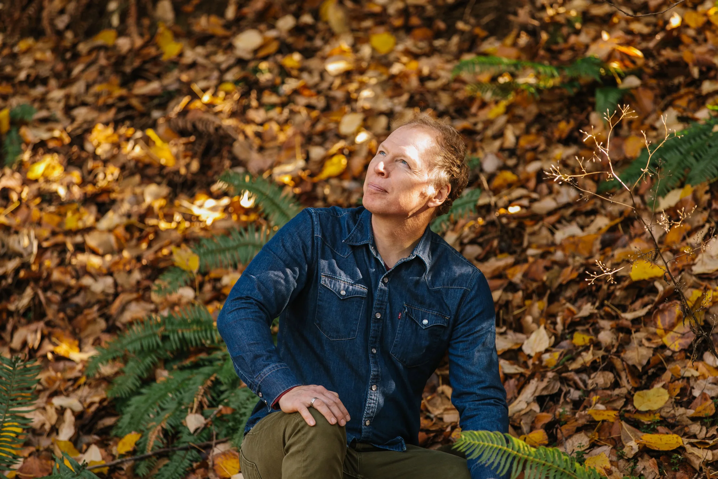 Thomas Doherty in forest