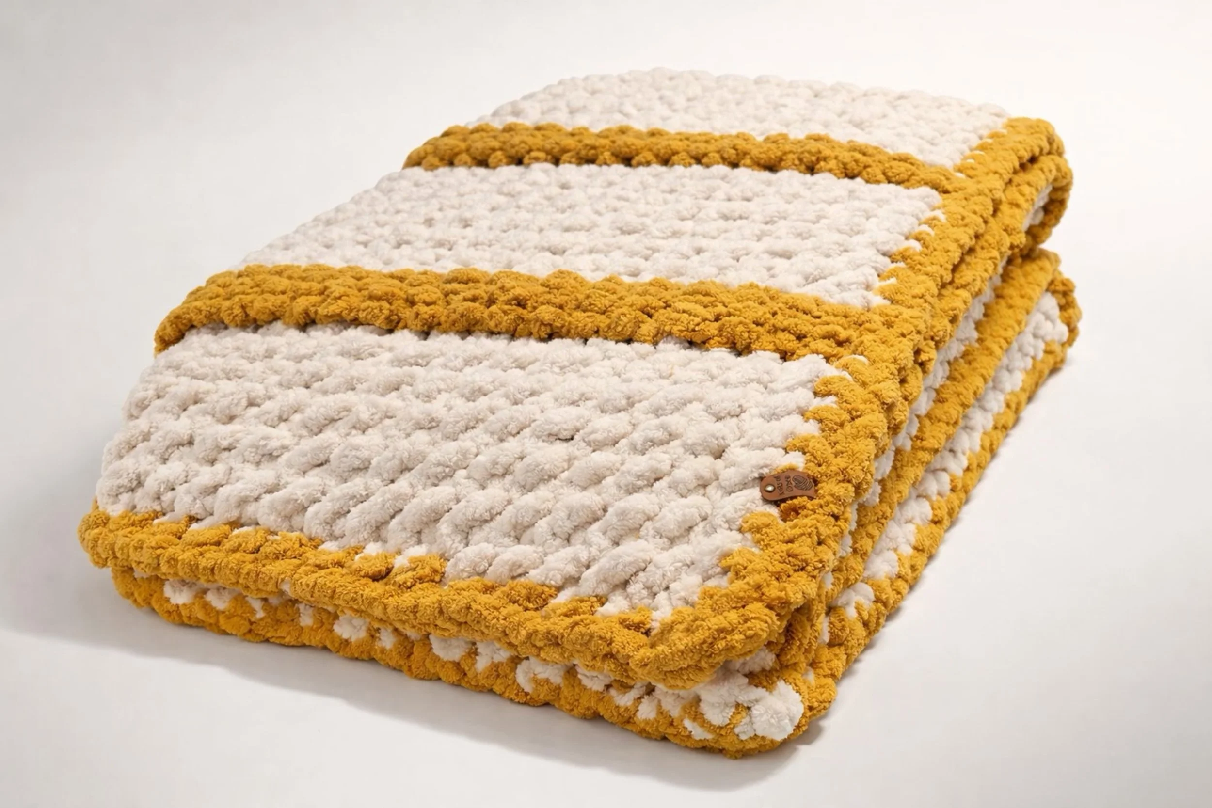Golden Grace Waves Blanket