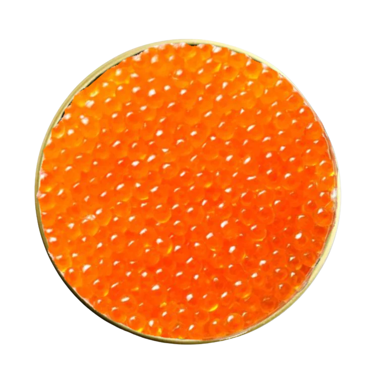 Trout Roe. For when you want to ball on a budget. Large pearls, with a soft snap, they are mild with notes of the ocean breeze. My daughter loves it on deviled eggs. 