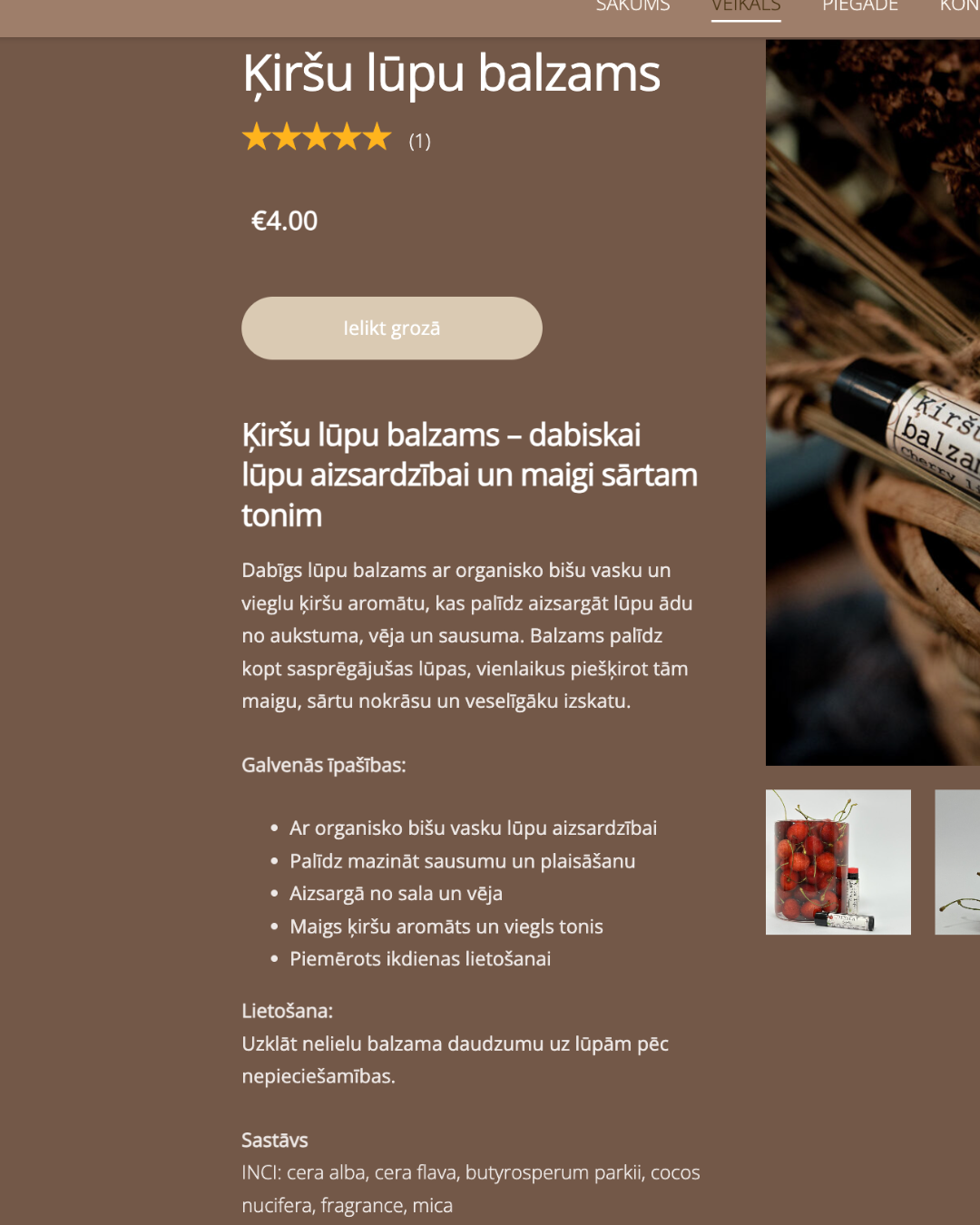 Pēc produkta aprakstu optimizācijas