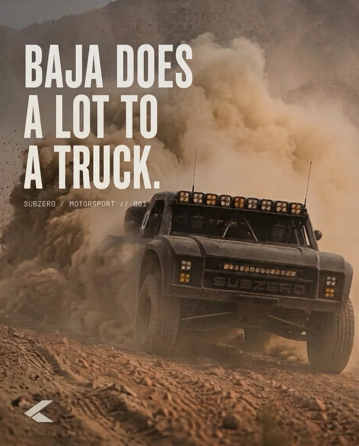 Baja doesn&rsquo;t just make a truck dirty. It buries the machine.

Fine silt, grease, oil, and race buildup pack into the places crews need to inspect, diagnose, and service fast.

These trucks are too complex, too sensitive, and too valuable for br