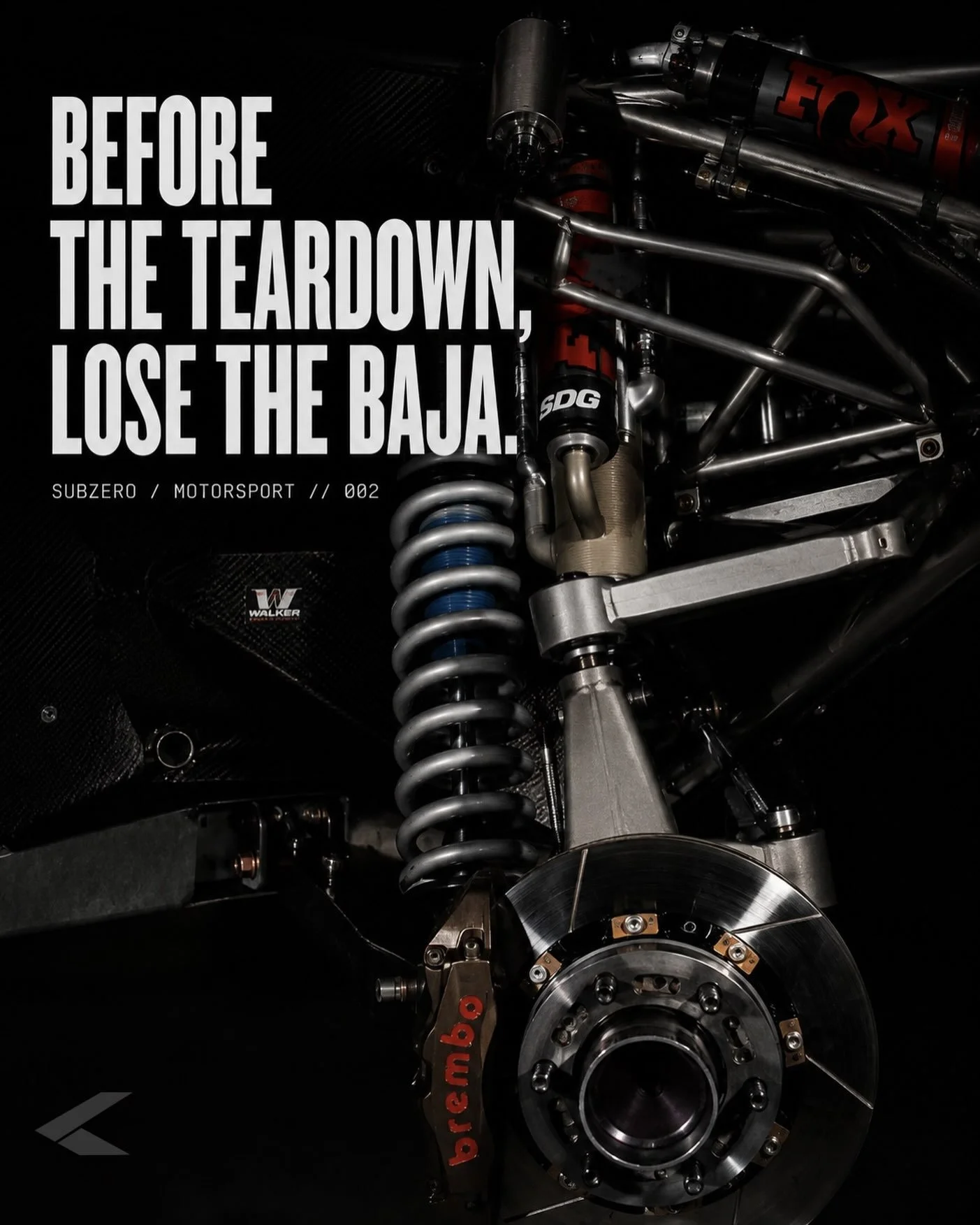 BEFORE THE TEARDOWN, LOSE THE BAJA.

Baja leaves more behind than dirt.

Silt, dust, oil, grease and debris work their way into suspension, hubs, brakes, CVs, steering, electrical, hydraulic and drivetrain components.

Getting it out can mean hours o