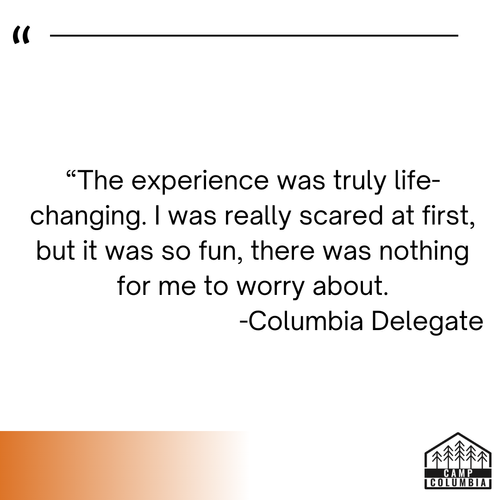 Columbia Middle Level Leadership Camp testimonial 4.webp