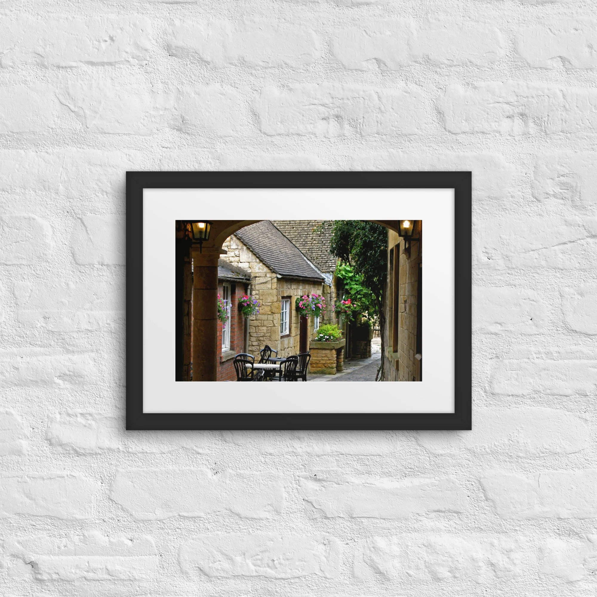 Chipping Camden Alleyway Framed Print