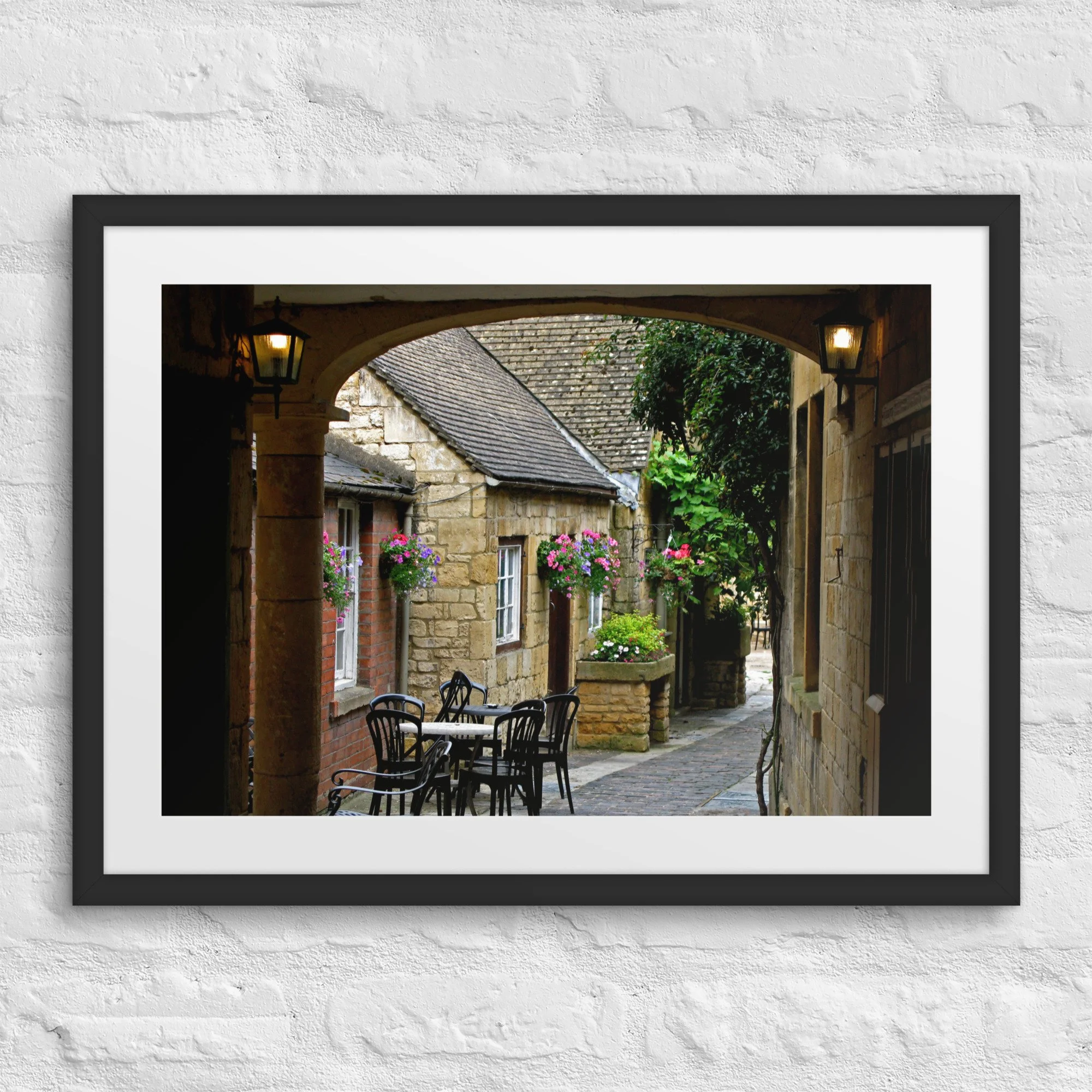 Chipping Camden Alleyway Framed Print
