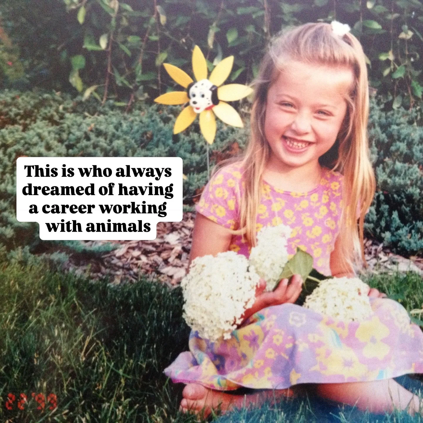 I&rsquo;m sure no one is surprised to see this is who I&rsquo;ve always been (and who I very much still am). 🤣 Forever an animal-lover, an empath, and an enthusiastic learner. On a mission to make life better for people and dogs through practical, w