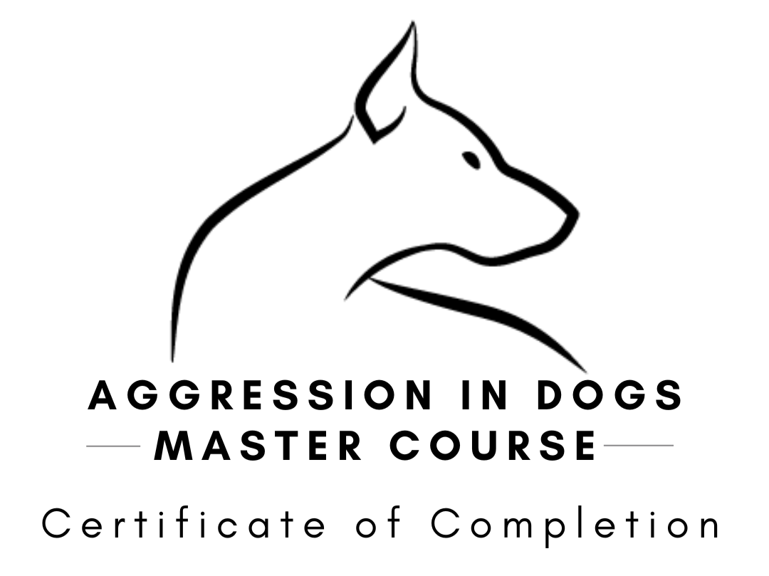 aggression in dogs master course certificate of completion logo