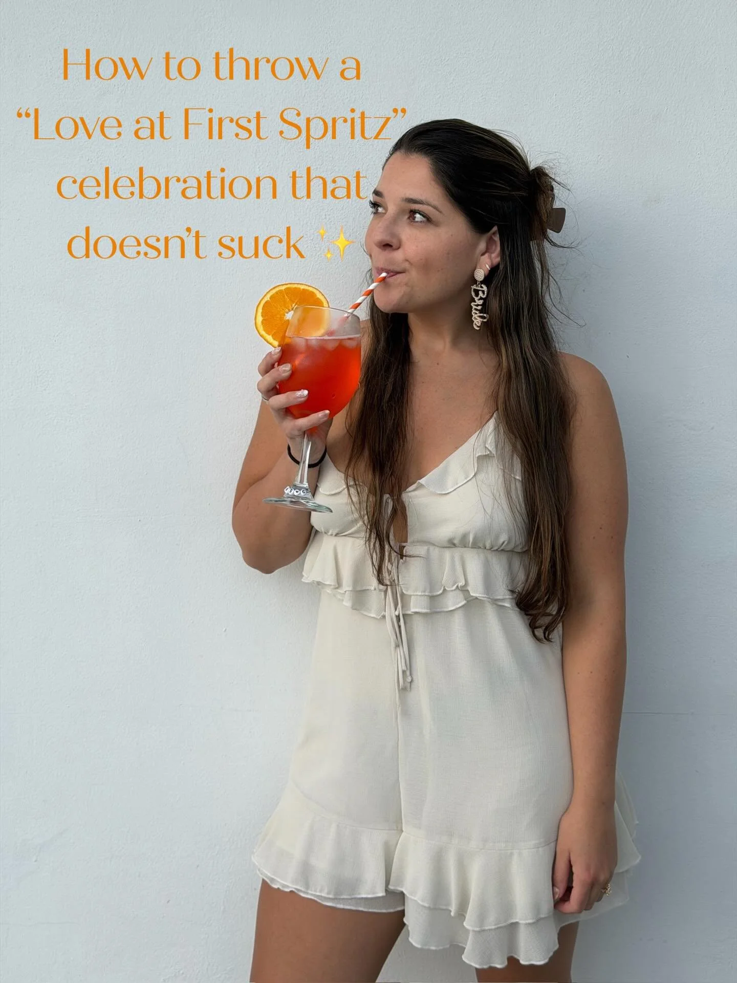 How to throw a &ldquo;Love at First Spritz&rdquo; celebration that will make the bride and your guests feel special withOUT breaking the bank! ✨🥂

&bull;First things first, the details MATTER! You can make small personalized details that make a worl
