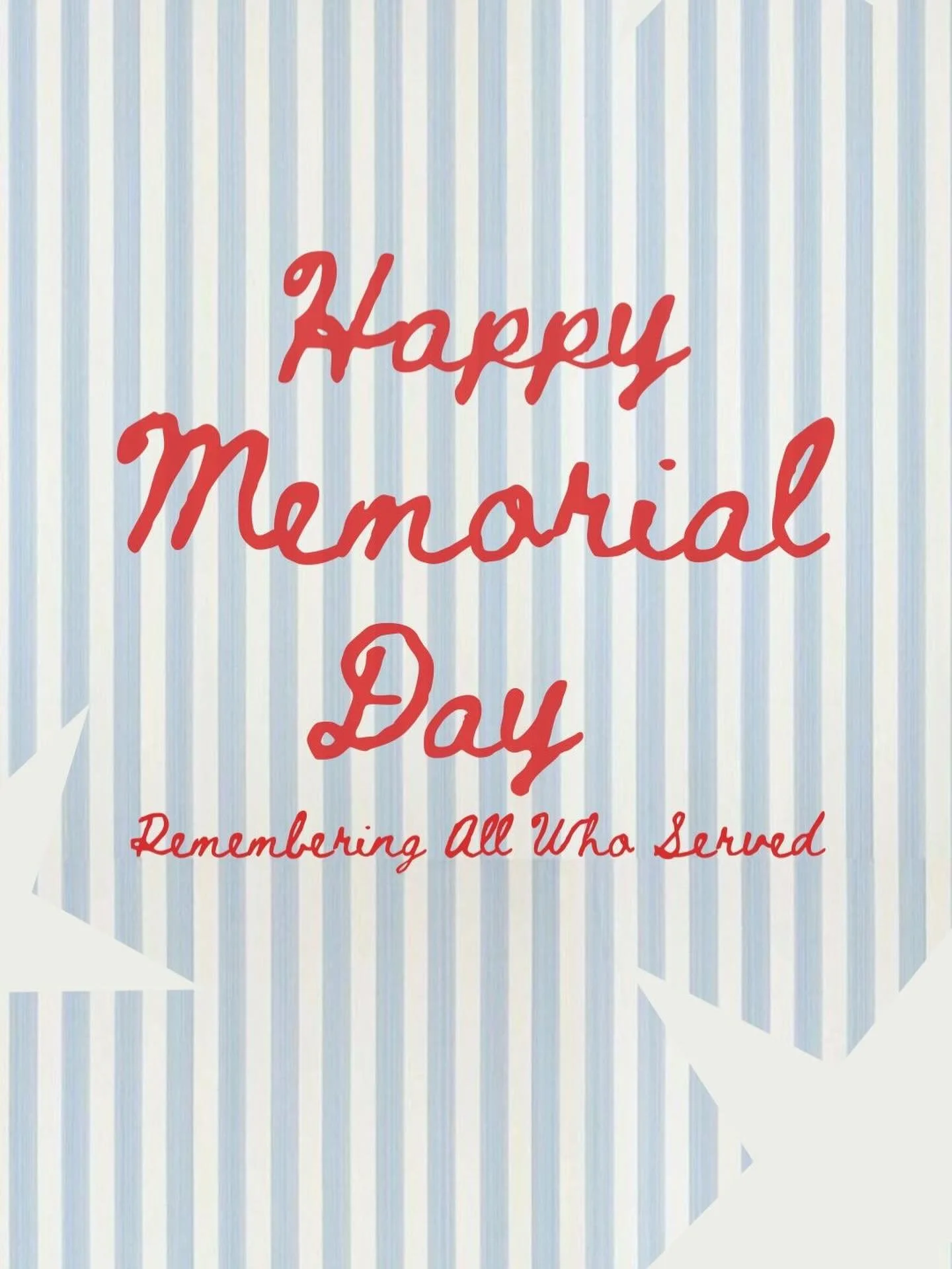 Today we remember and honor the brave women and men who made the ultimate sacrifice for our freedom. ❤️🤍💙 #memorialday