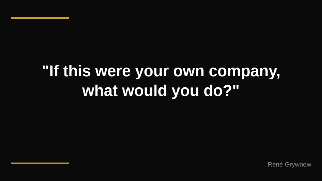 Ownership Is Not a Feeling. It's a Design.