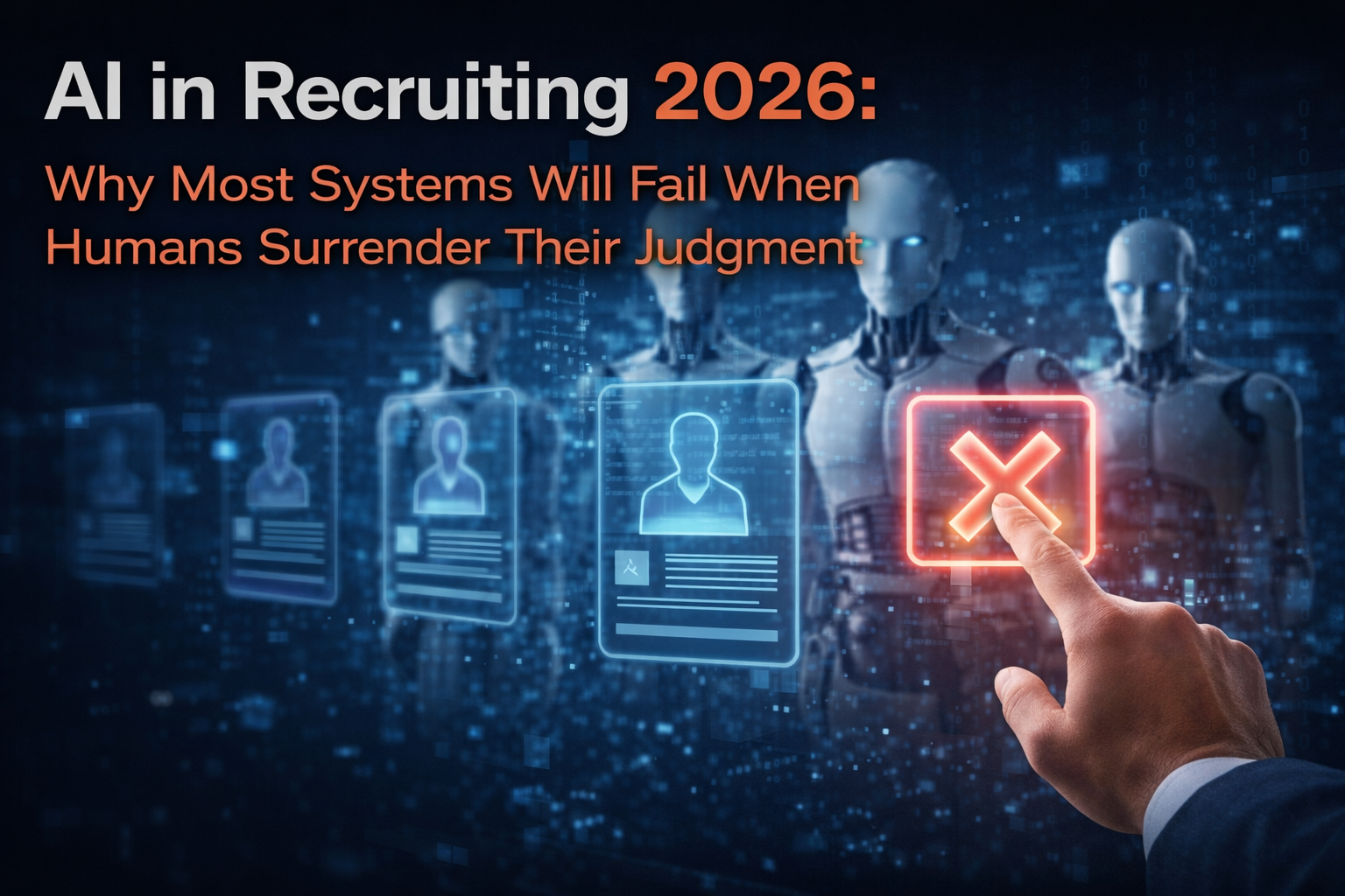 AI in Recruiting 2026: Why Most Systems Will Fail When Humans Surrender Their Judgment