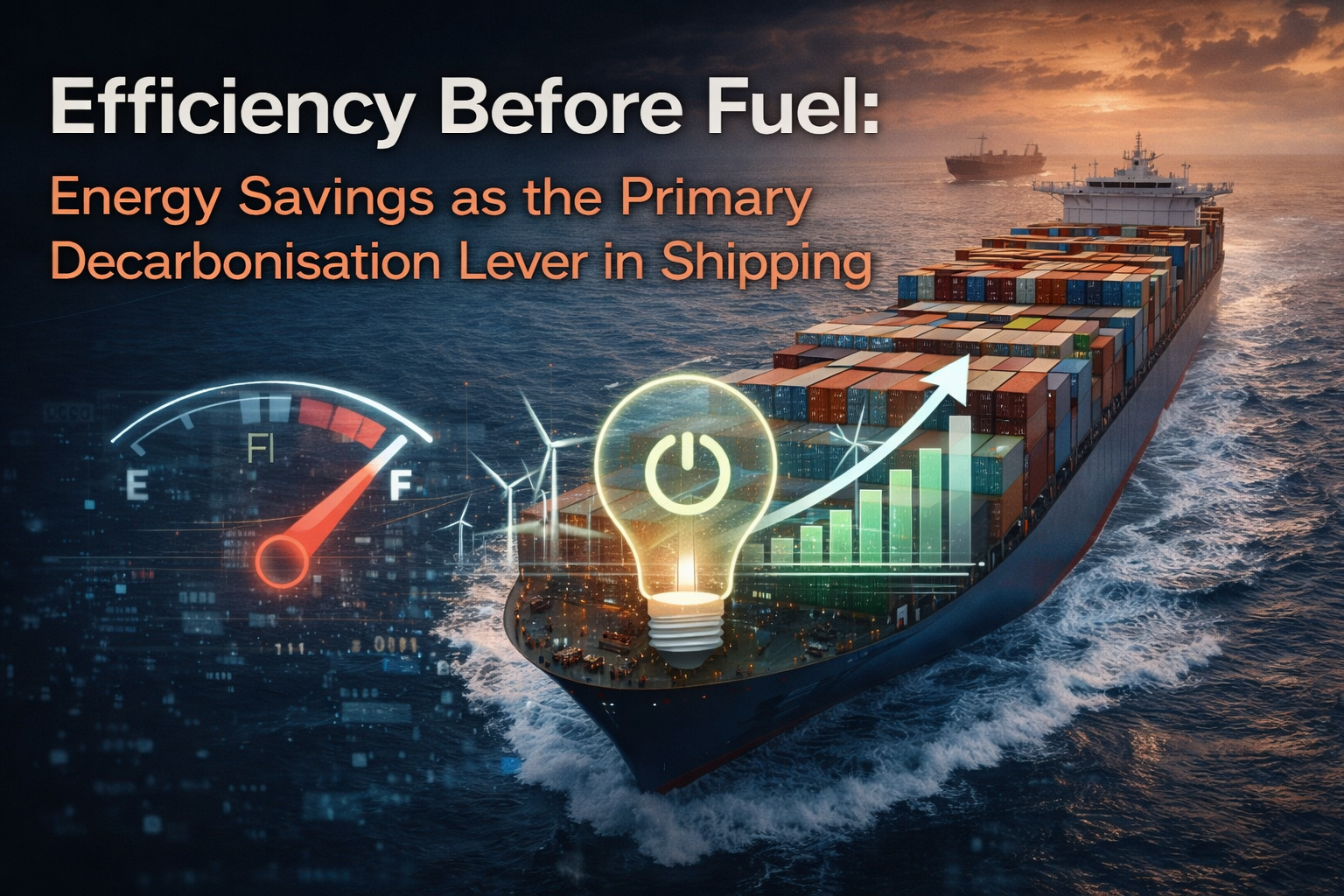 Efficiency Before Fuel: Energy Savings as the Primary Decarbonisation Lever in Shipping