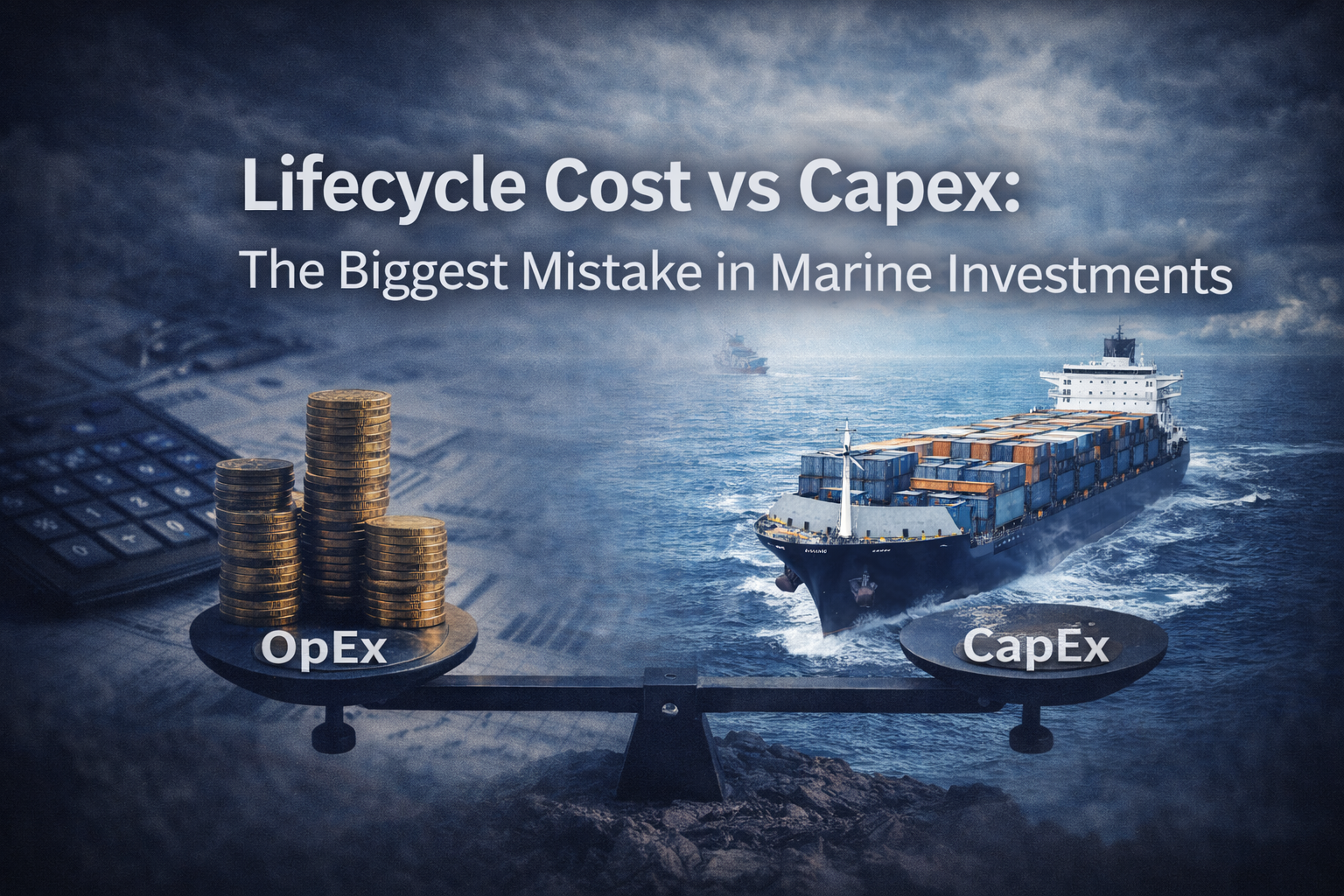 Lifecycle Cost vs Capex: The Biggest Mistake in Marine Investments