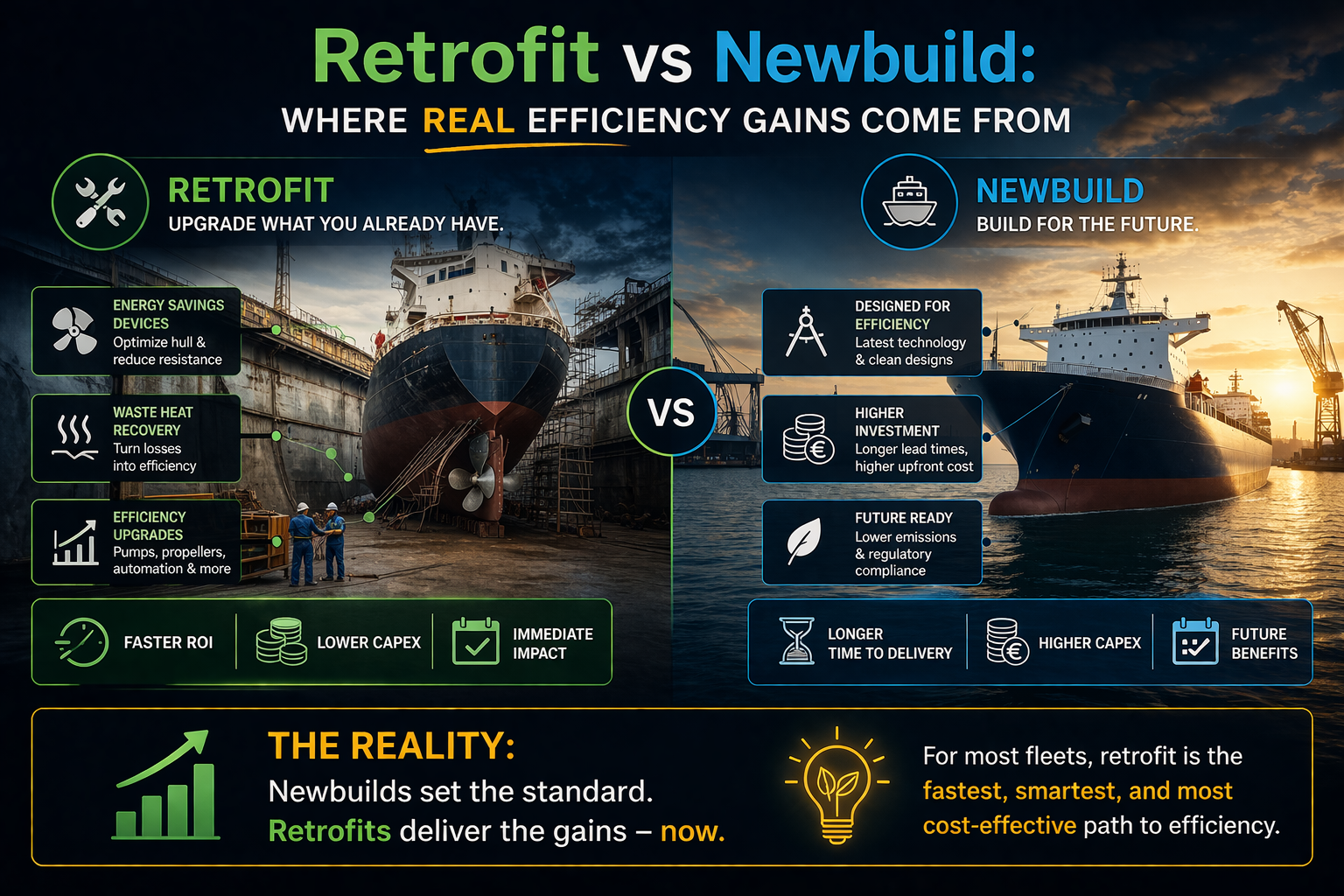 Retrofit vs Newbuild: Where Real Efficiency Gains Come From