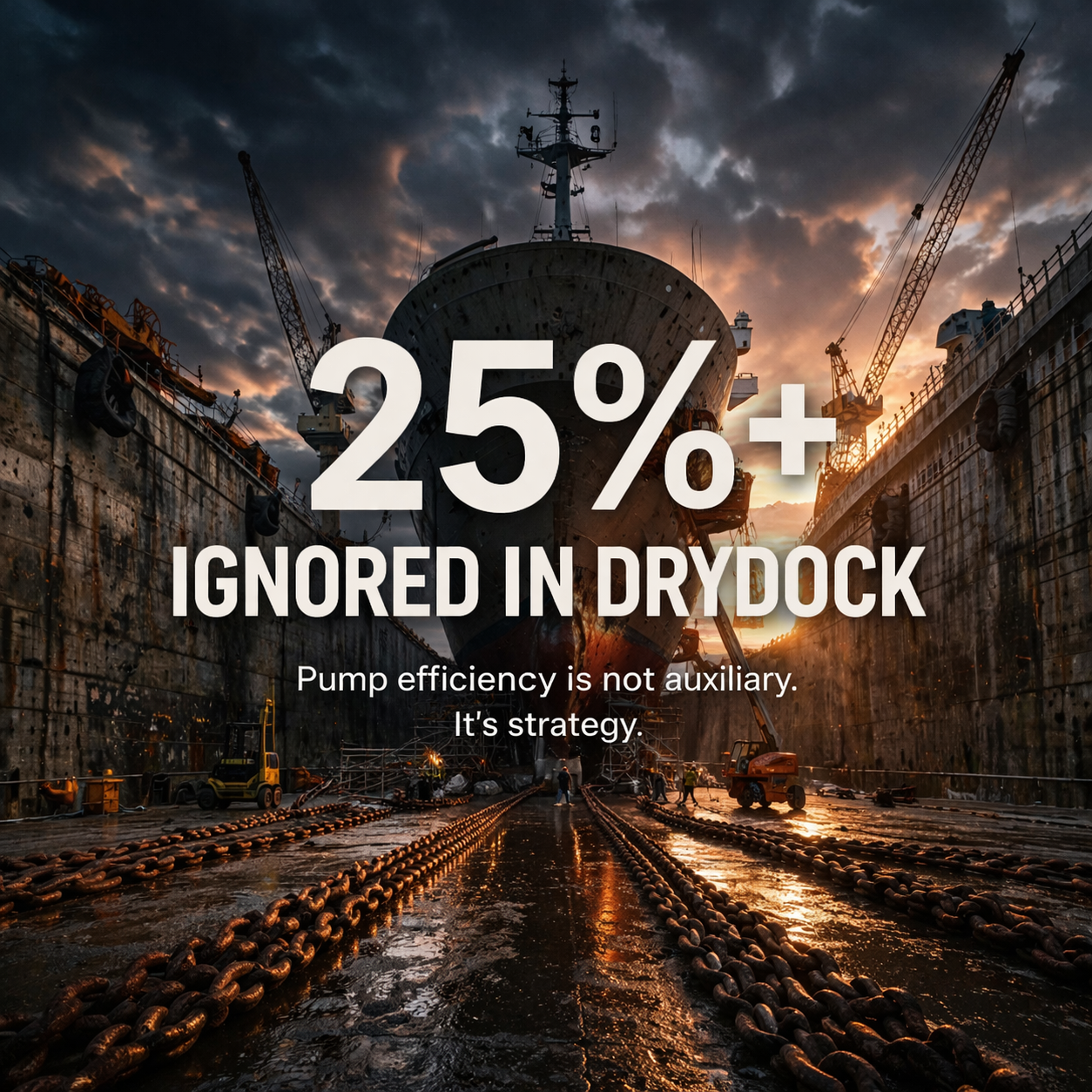 The Multiplier Effect: How Pump Efficiency Turns Your Next Drydock into a 25% ROI Machine