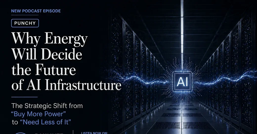 Why Energy Will Decide the Future of AI Infrastructure – The Strategic Shift from “Buy More Power” to “Need Less of It”