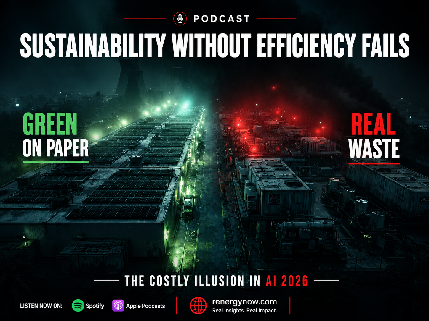 Why Sustainability Without Energy Efficiency Fails in Data Centers. The Costly Illusion of Green Energy Without Demand Reduction
