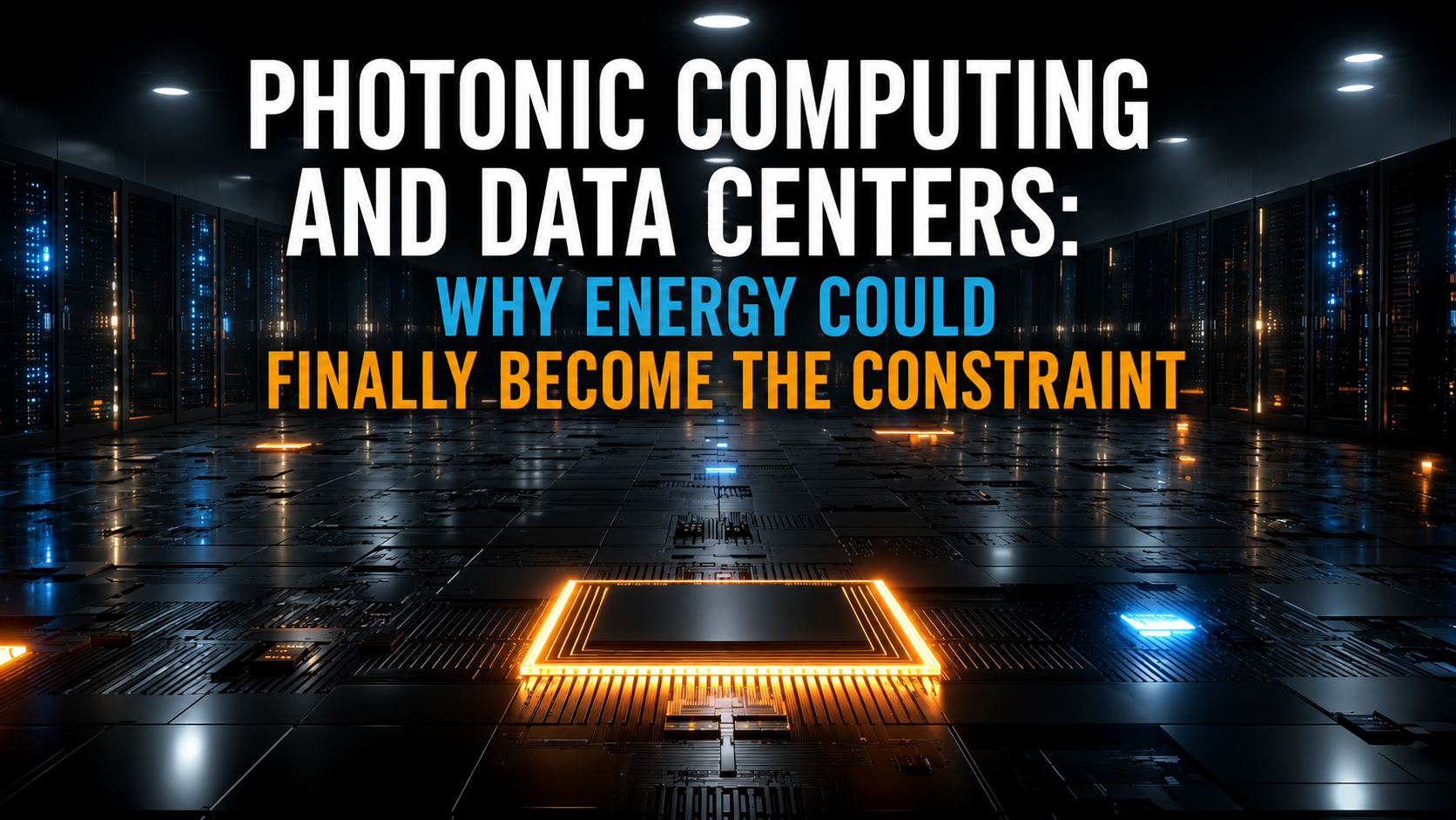 Photonic Computing and Data Centers: Why Energy Could Finally Become the Constraint