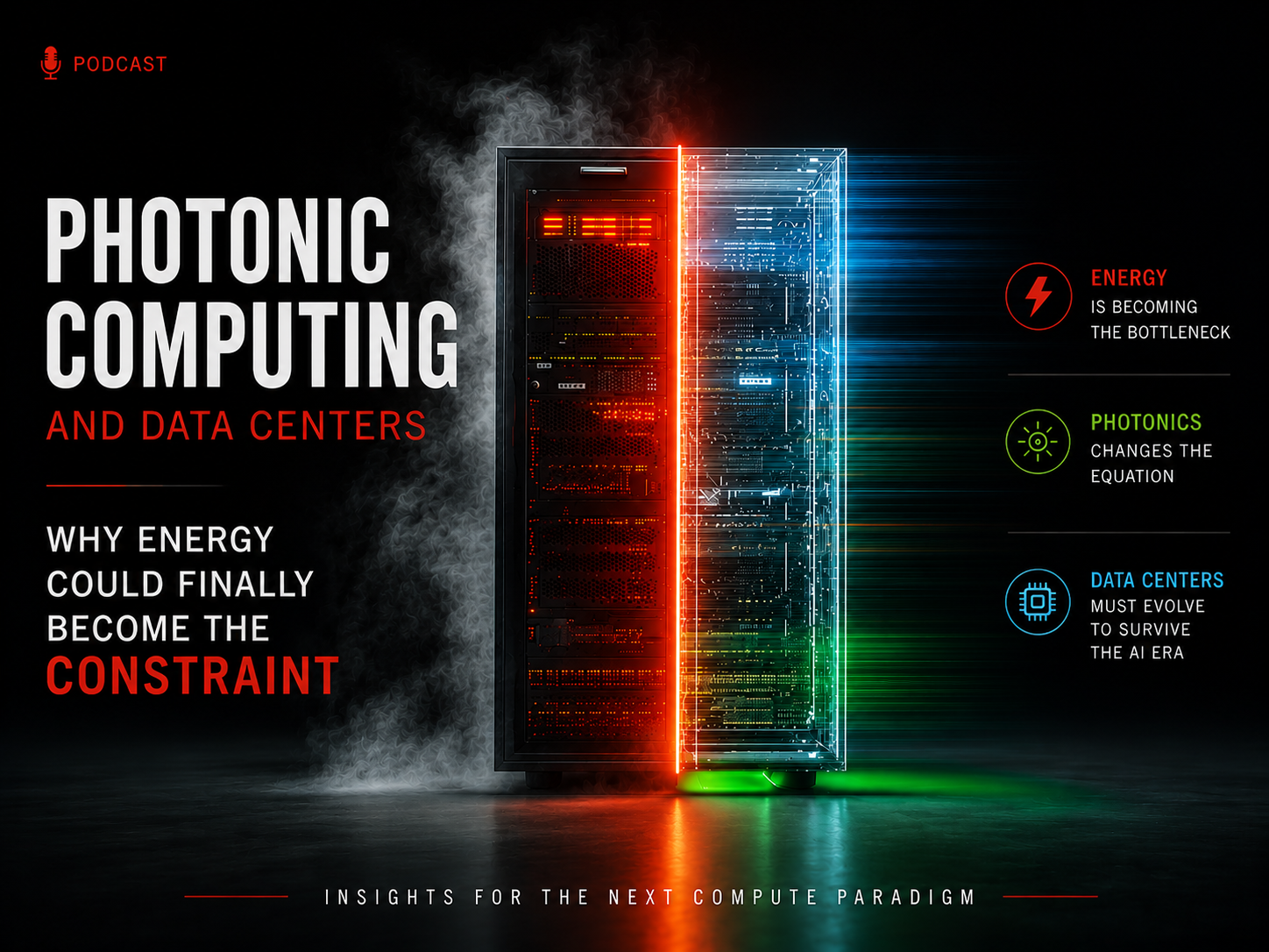 Photonic Computing and Data Centers: Why Energy Could Finally Become the Constraint