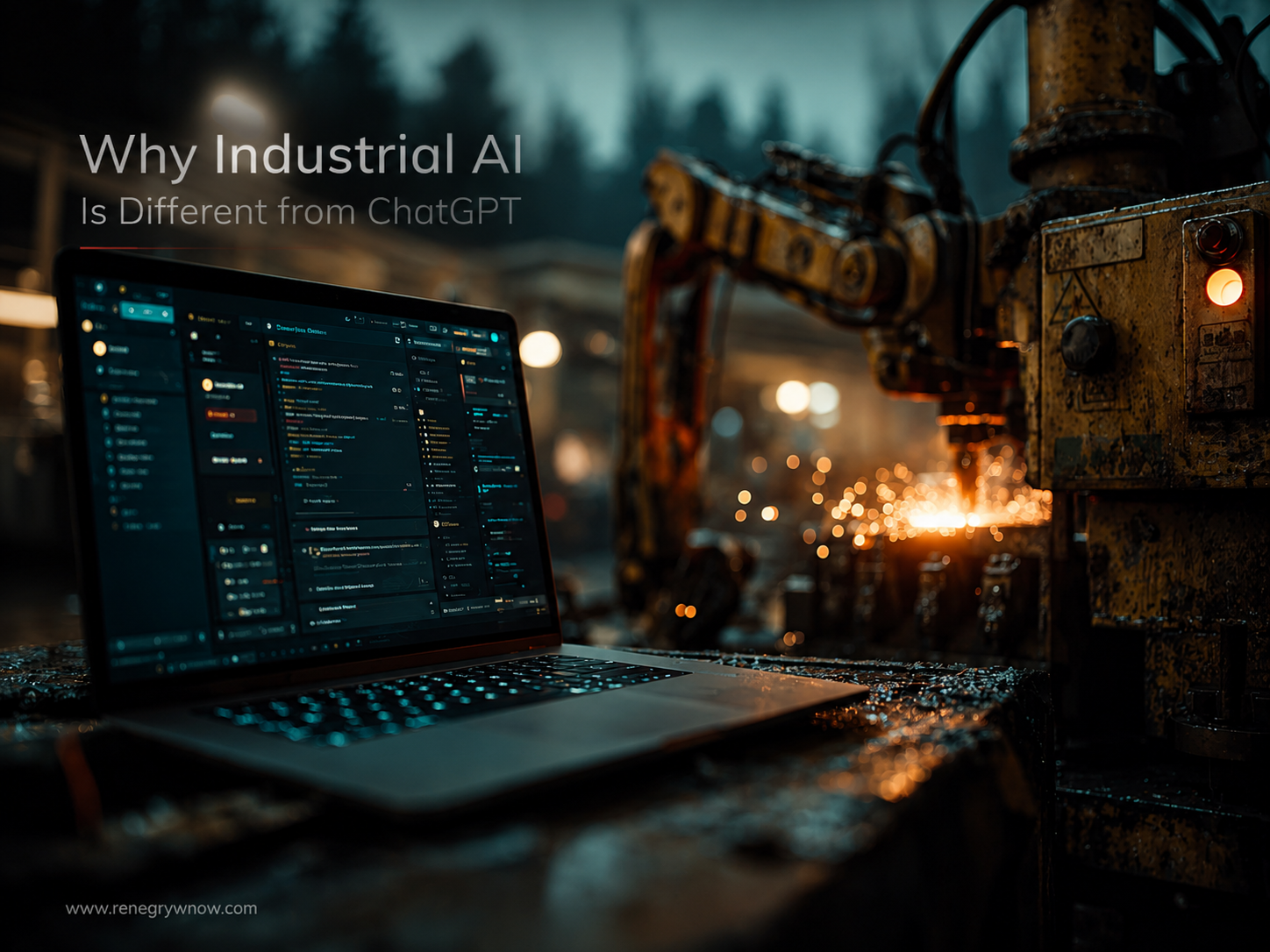 Why Industrial AI Is Fundamentally Different from ChatGPT | Lessons for Manufacturers