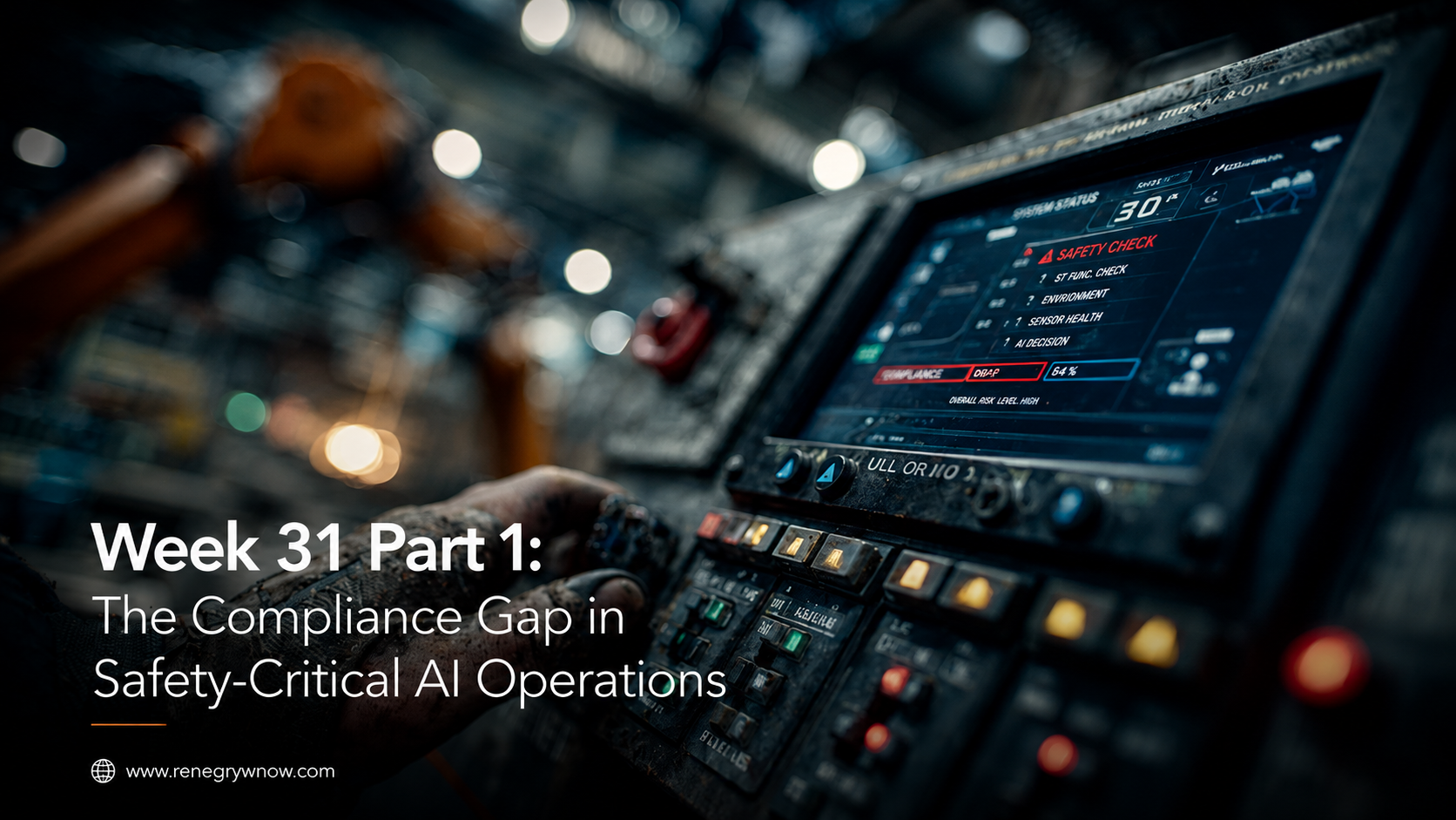 The Compliance Challenge Nobody Talks About: AI in Safety-Critical Operations