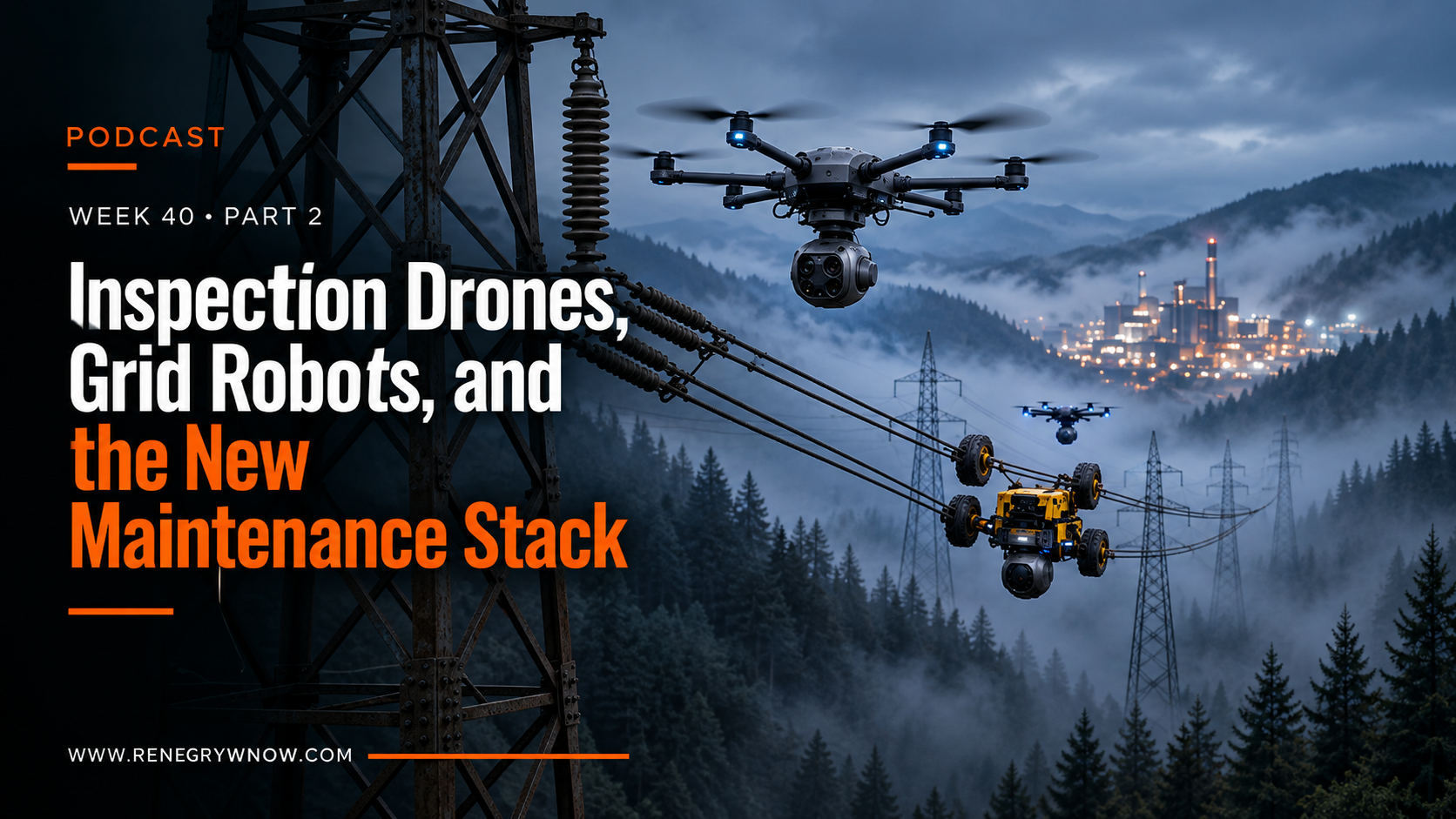 Inspection Drones, Grid Robots, and the New Maintenance Stack