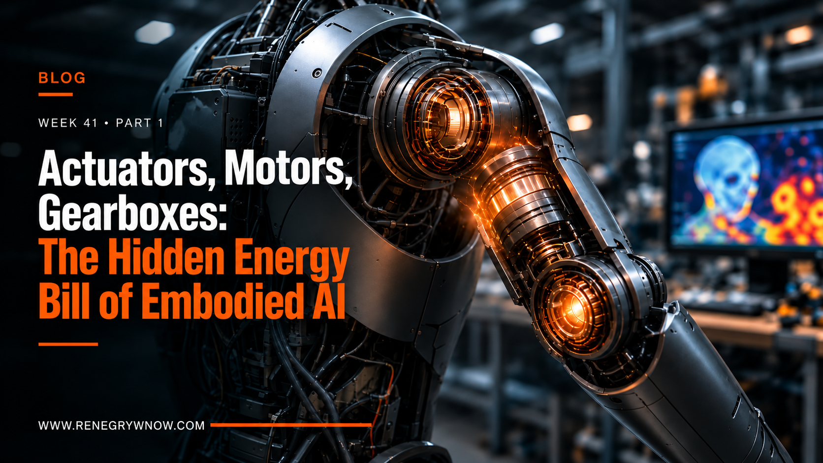 Actuators, Motors, Gearboxes: The Hidden Energy Bill of Embodied AI