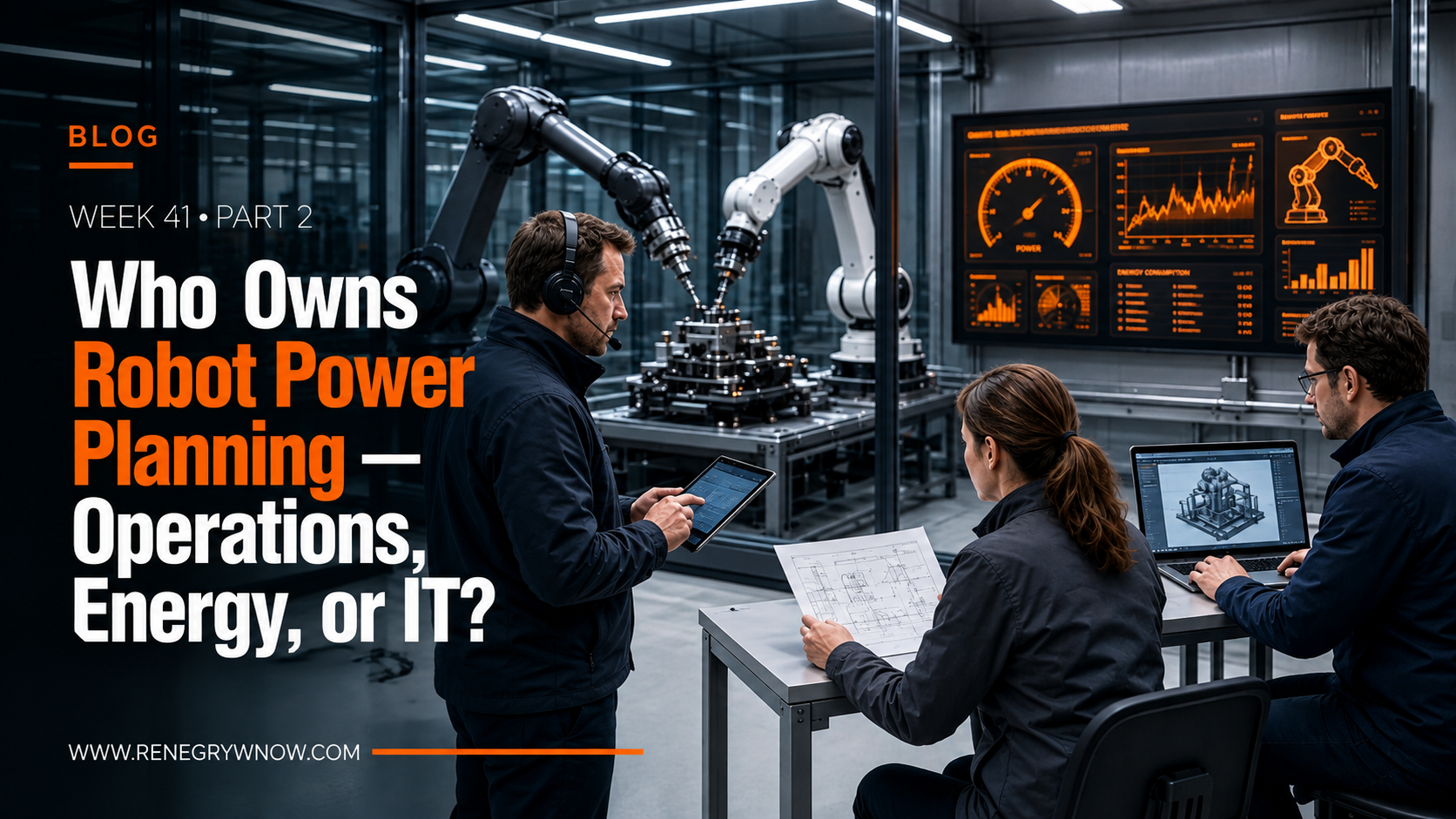 Who Owns Robot Power Planning — Operations, Energy, or IT?