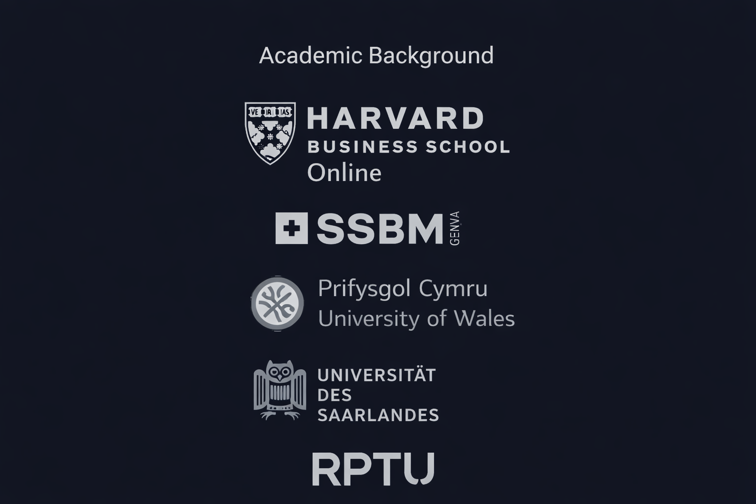 Harvard Business School, SSBM, RPTU