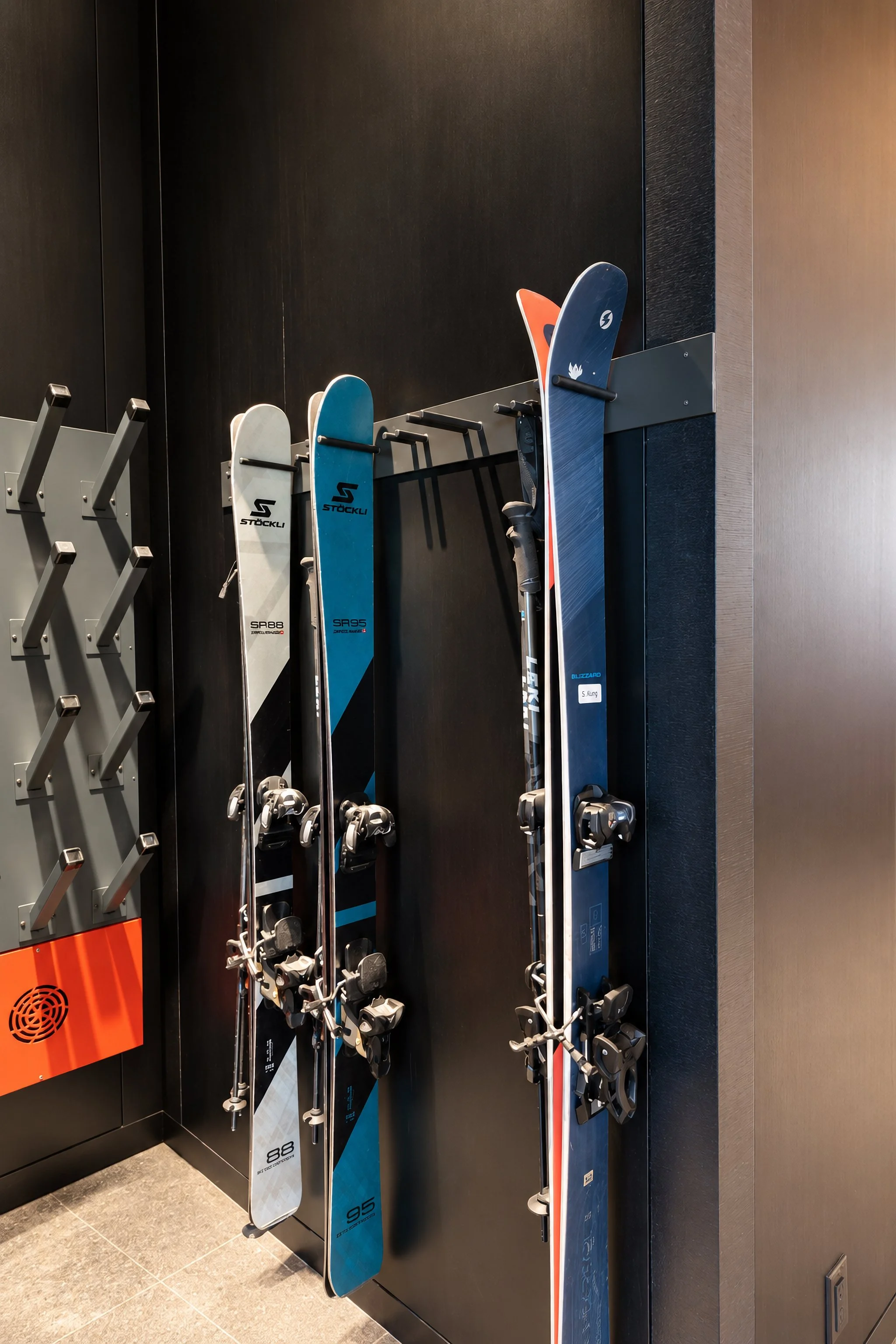 Custom ski racks