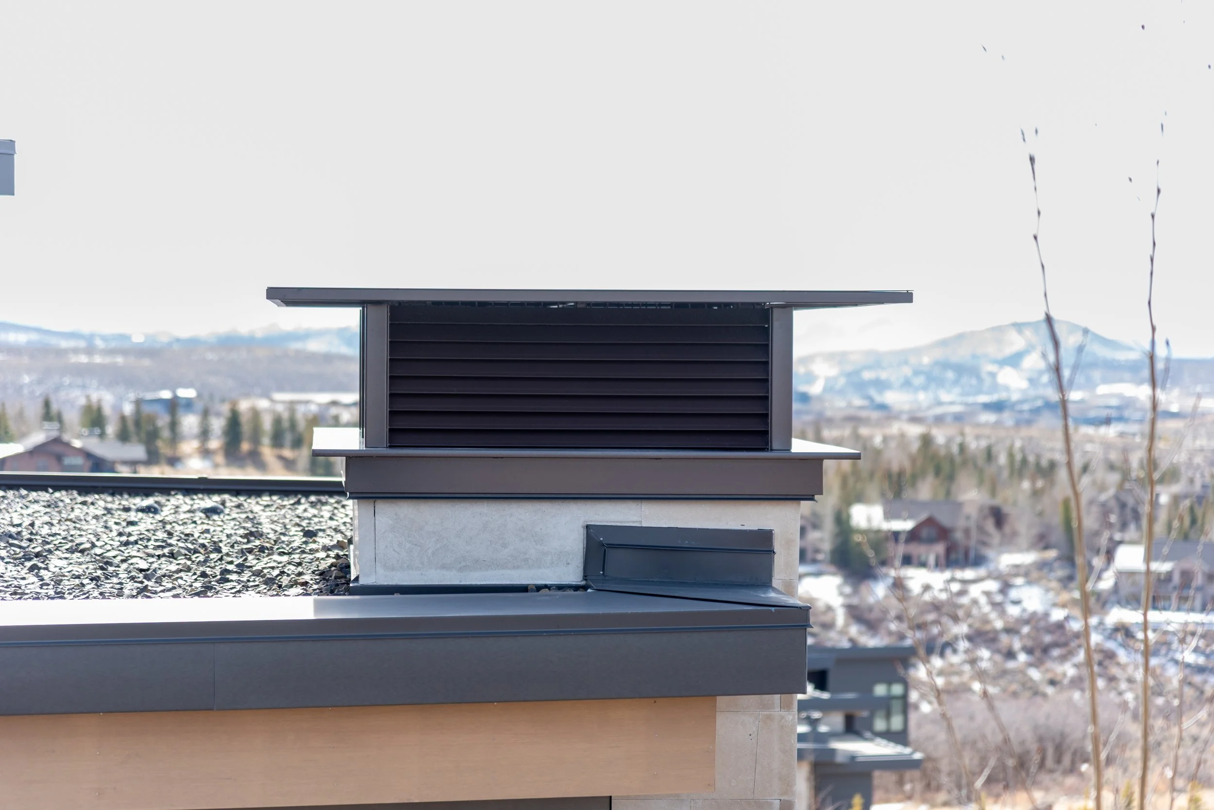Roof Edge Chimney Cap