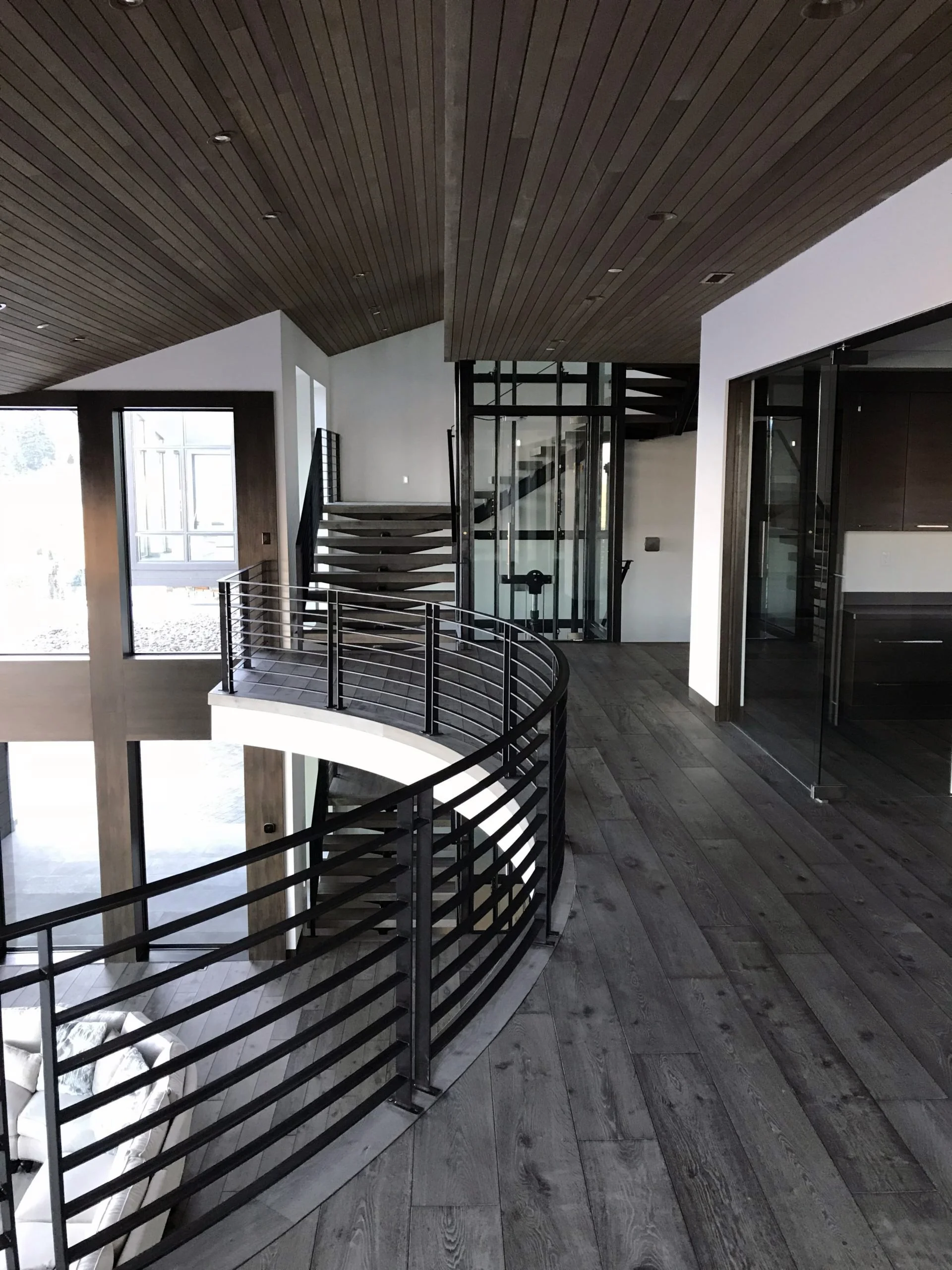 Interior Custom Steel Rail