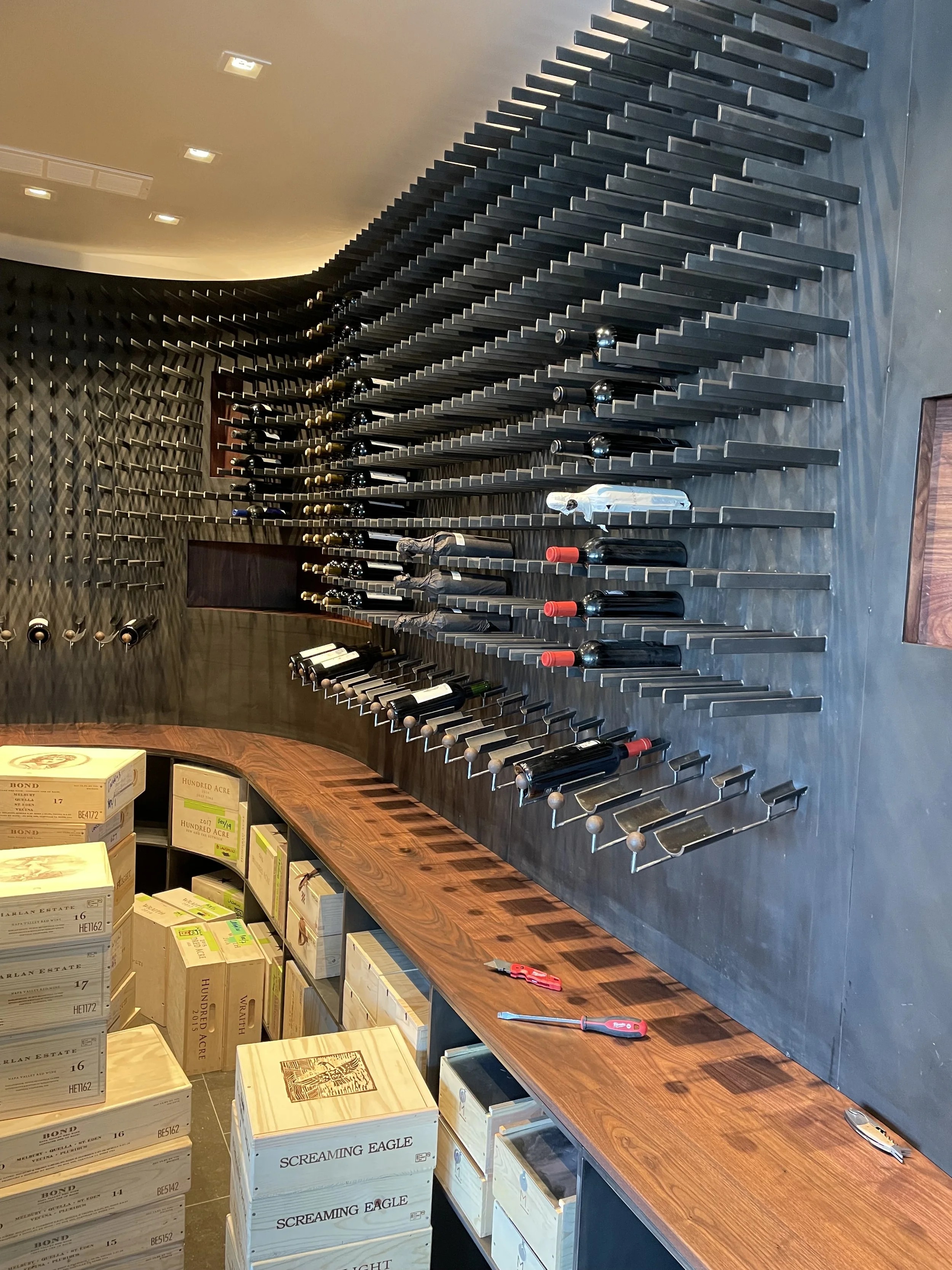 Custom Steel Wine Racks by Innovative Iron