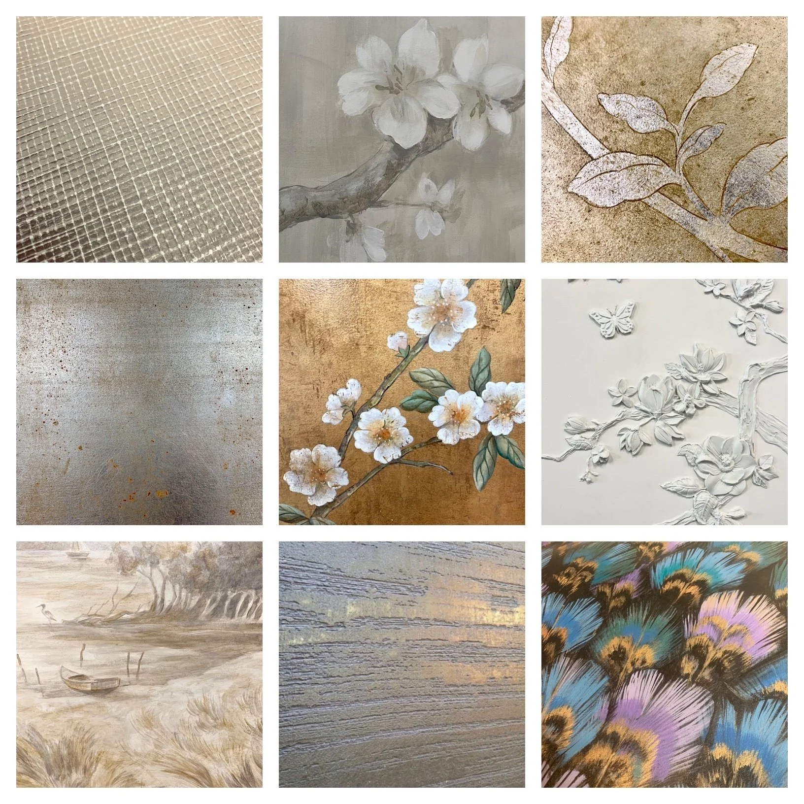 Studio Lunaris offers a wide range of surface finishes, from murals and decorative plasters to high-end finishes