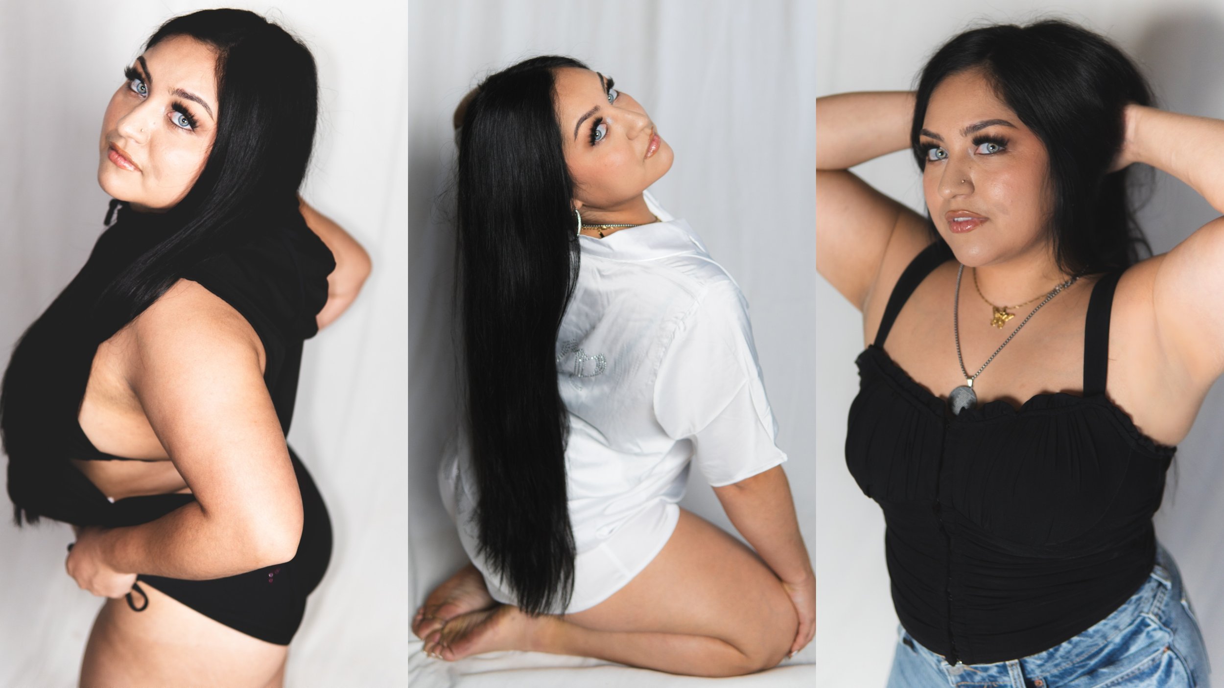 Latest set of photos of a client with absolutely powerful eyes; delving into Modest Boudoir.