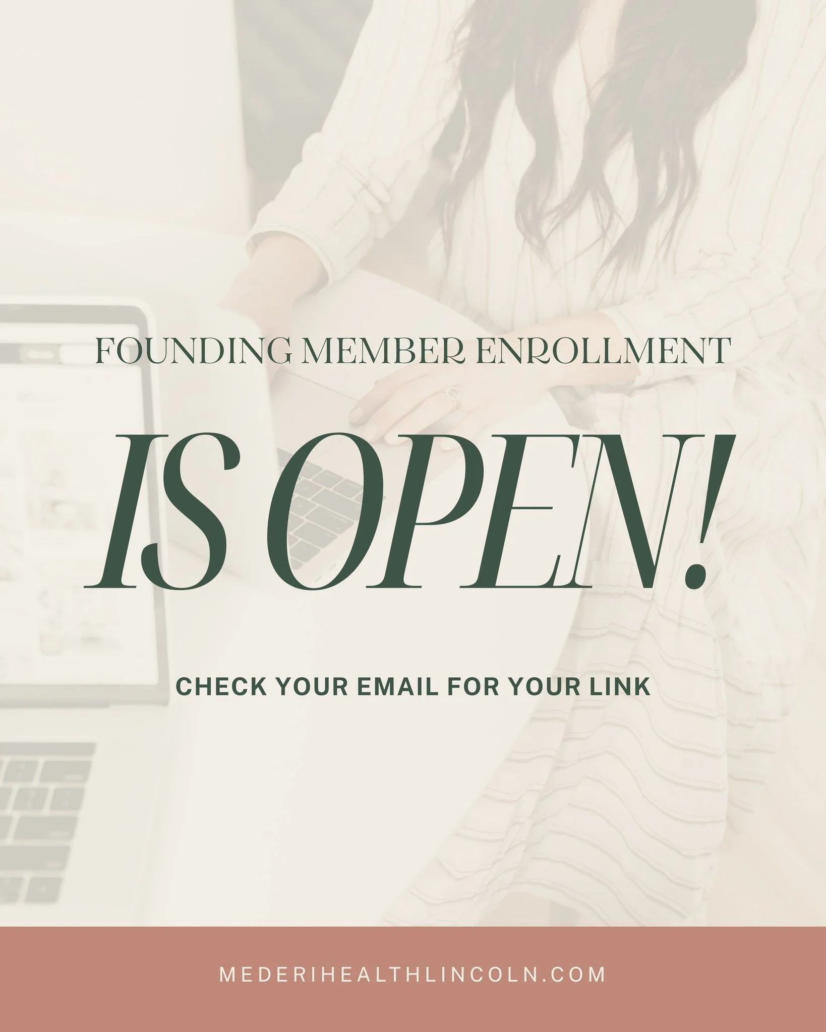 Founding Member enrollment for our Direct Primary Care membership is now open. Limited spots available.

Not on the Founding Members list yet? It&rsquo;s not too late. Join the list on our website and you&rsquo;ll receive the private enrollment link 