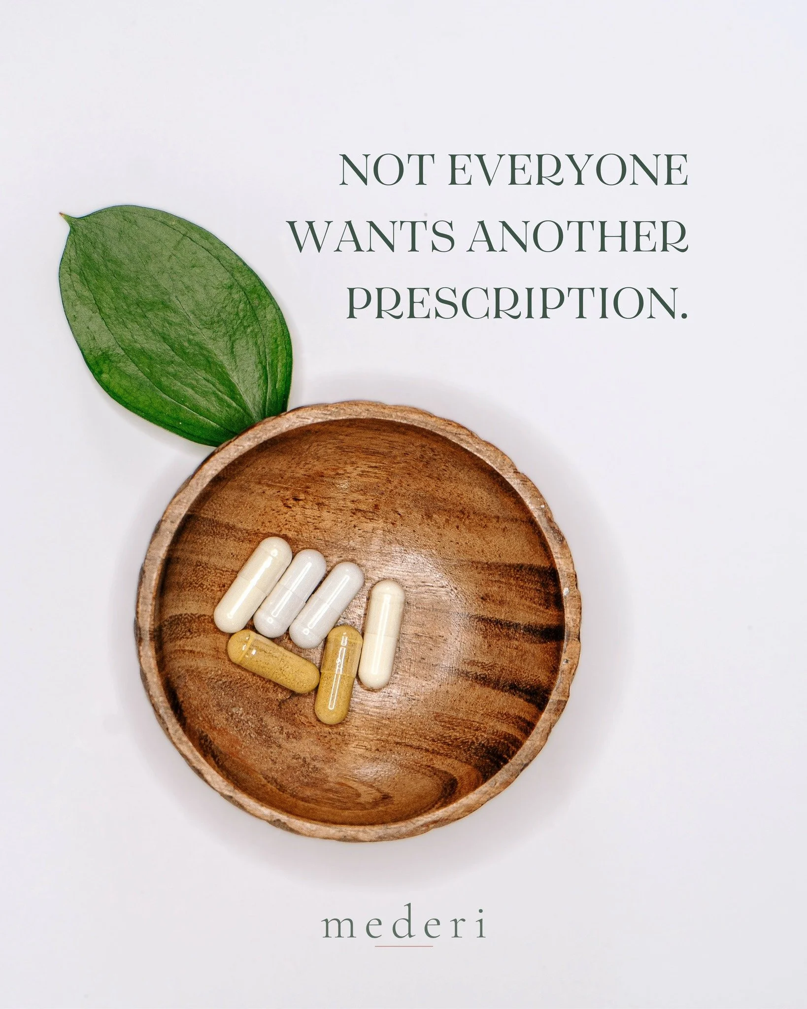 Not everyone wants another prescription. Sometimes, you just want to understand what&rsquo;s actually going on.

At Mederi, we take a deeper approach &mdash; combining modern medicine with functional strategies to uncover root causes and support long