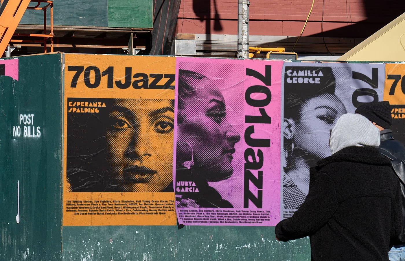 The very essence of jazz is rooted in dialogue and collective creation. The spirit of collaborative improv creates a shared language that dissolves differences and builds understanding.

The goal when desigining for this jazz festival was to make the