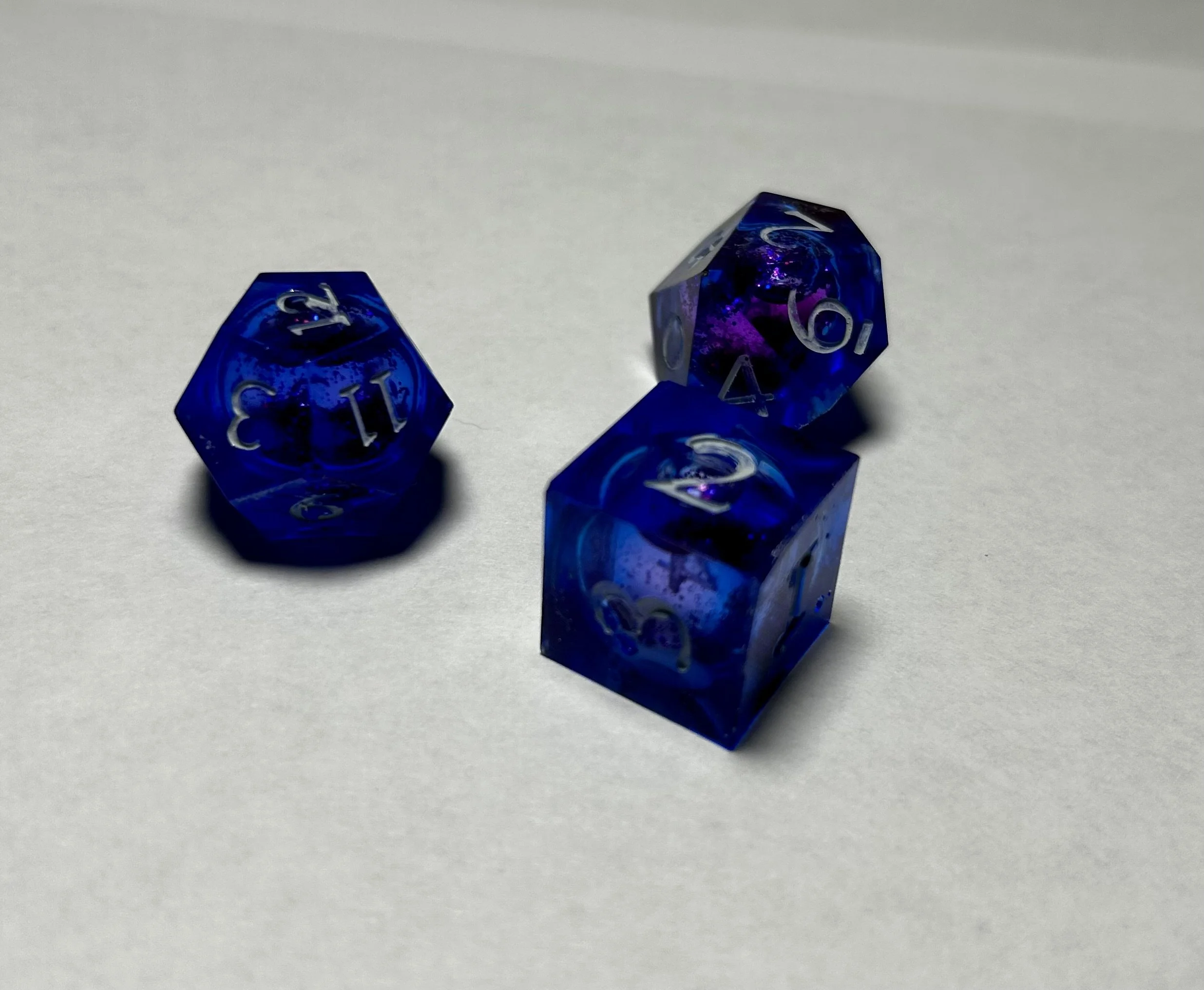 Liquid Core D&D Dice