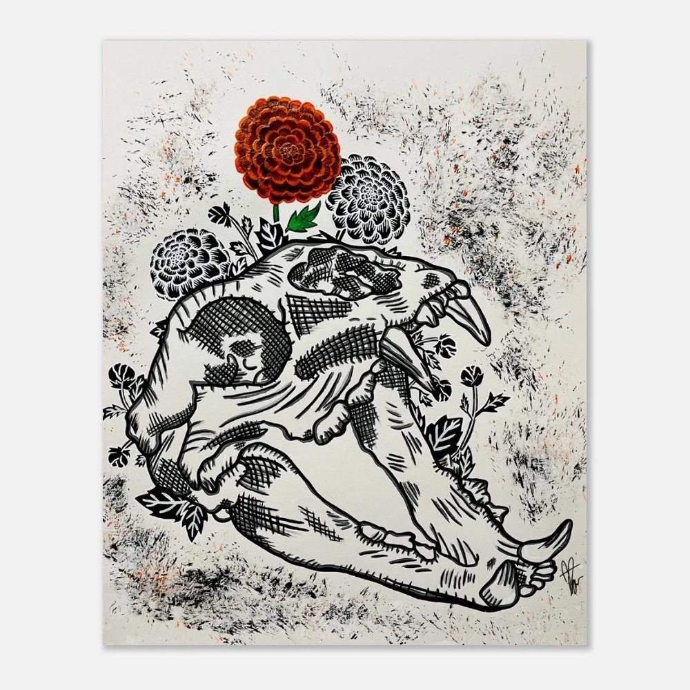 Black Dahlia Print