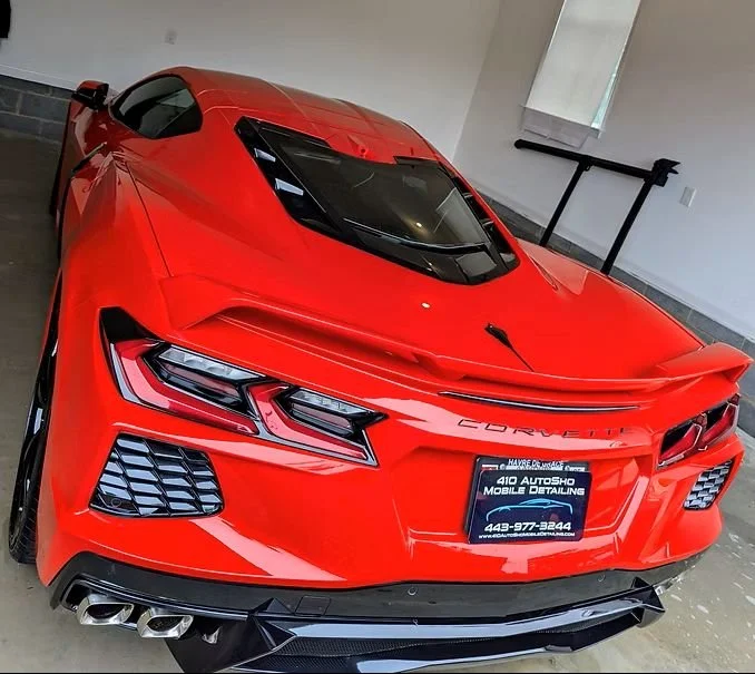 Enhancing the iconic lines and brilliant finish of this Corvette Stingray. Our Exterior Detailing and Paint Protection services are designed to provide a high-gloss showroom shine while creating a durable barrier against the elements. We specialize i